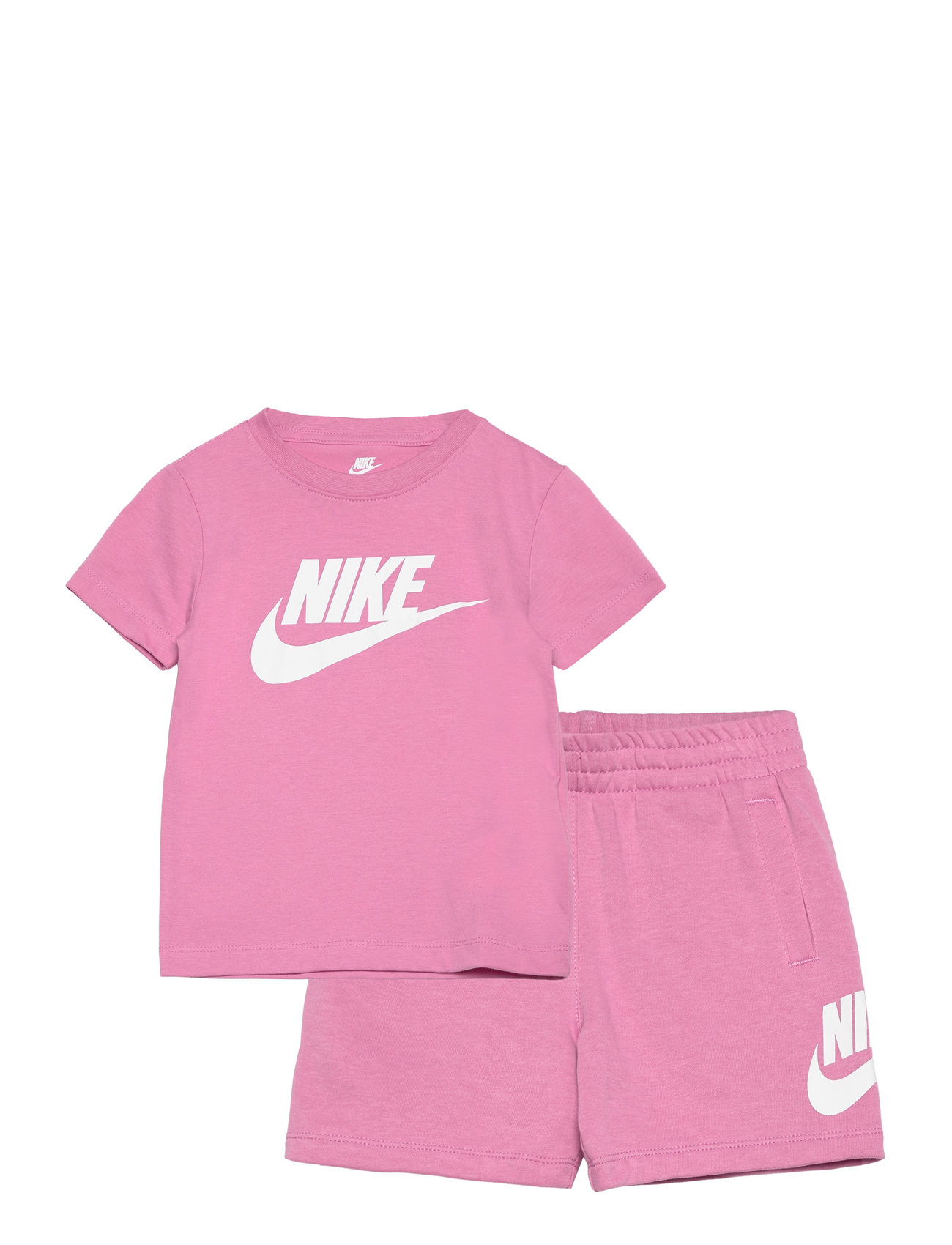 Nike Nkn Club Tee & Short Set Rosa