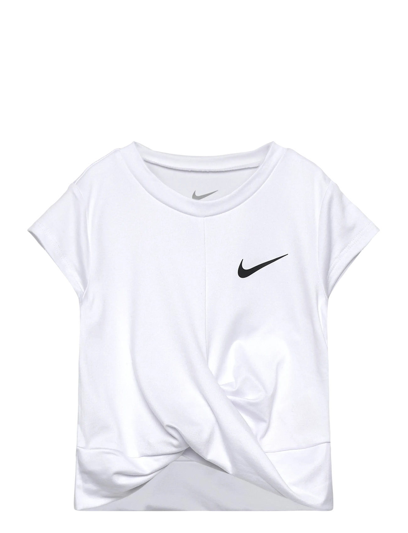 NIKE Nt-Dri-Fit S/S Oberteil Weiß - 110/116 - Kinder