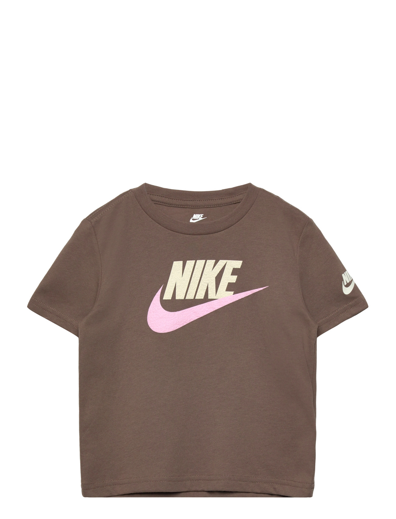 NIKE Kt-S/S Knit Oberteil Braun - 110/116 - Kinder
