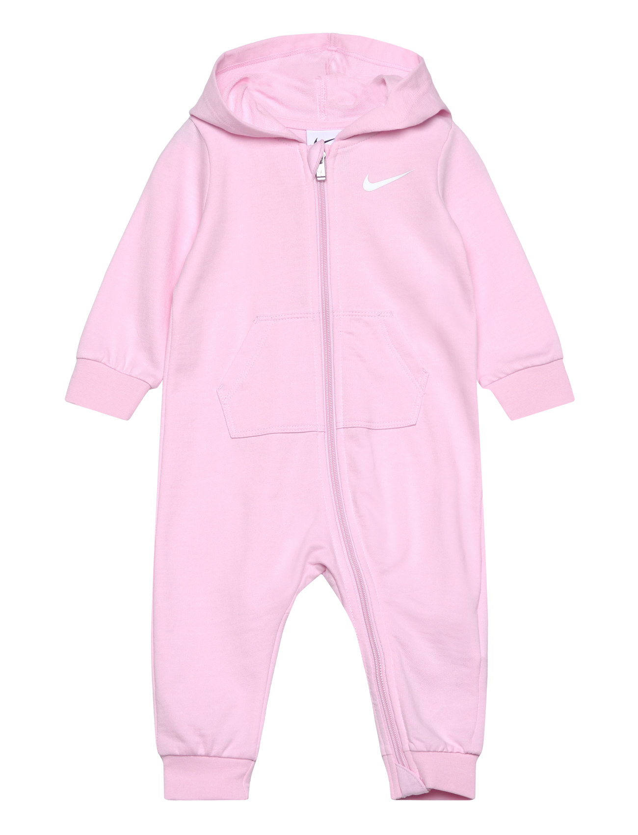 Nike Baby Essentials Hooded Coverall Langærmet Body Pink Nike