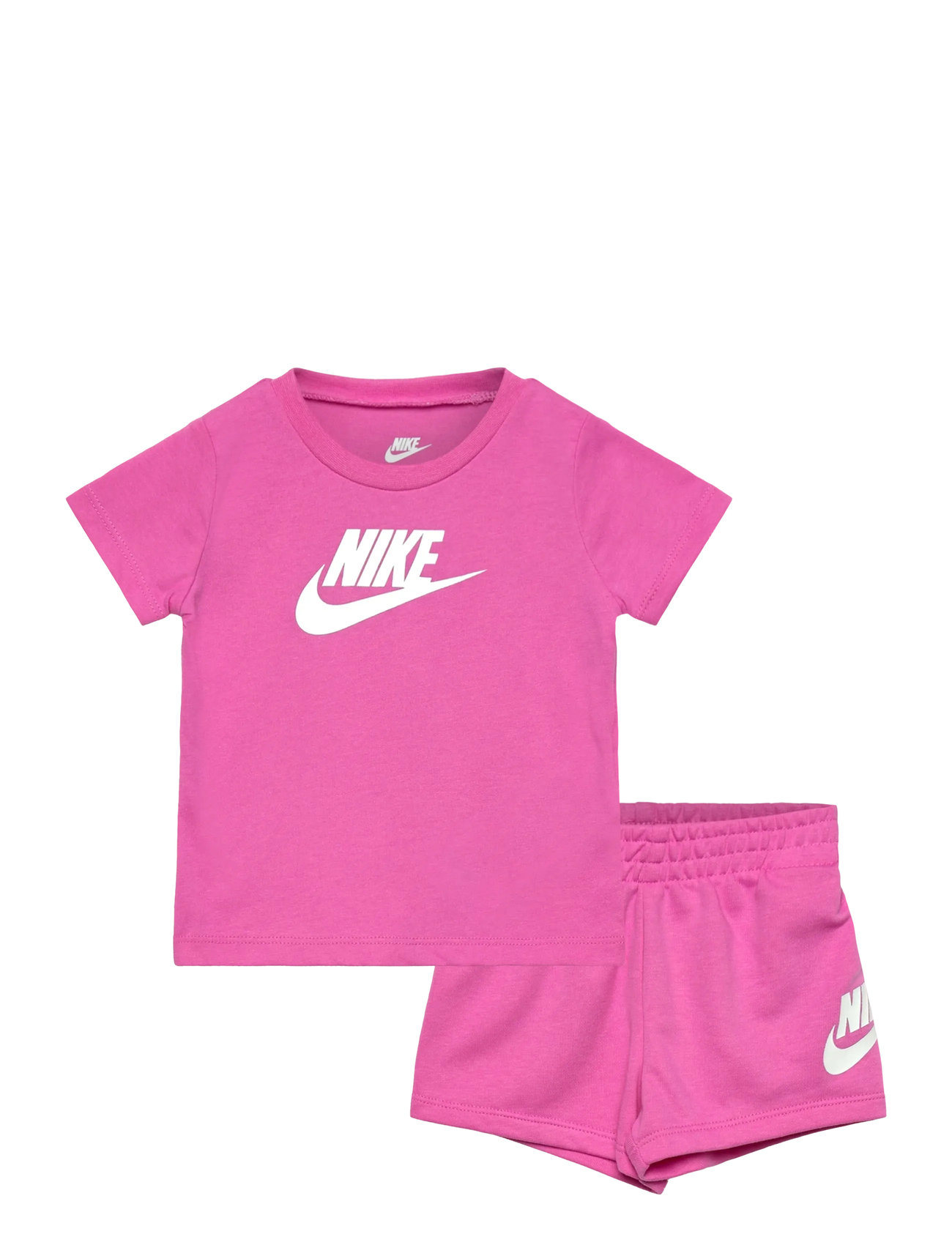 Nike Ks-Knit Short Set, 50/56, Pink, Sport > Sæt Med Kortærmet T-Shirt, Børn