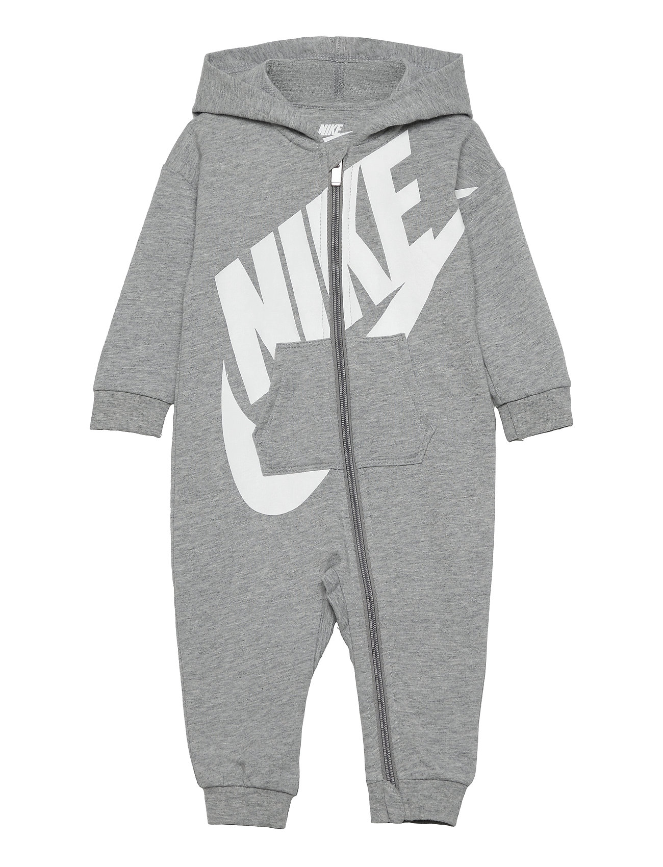 Nkn All Day Play Coverall Langærmet Body Grey Nike