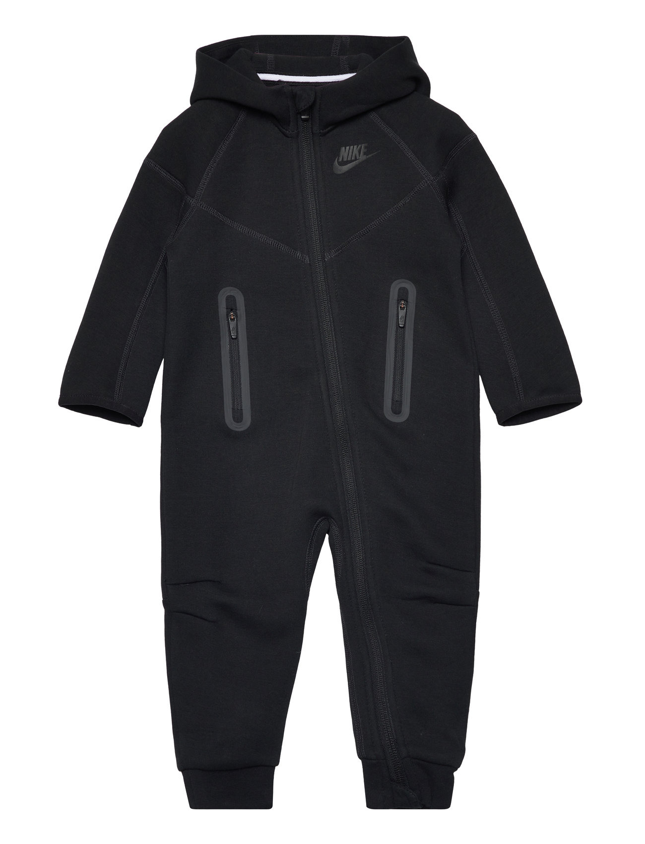 Nkn Tech Fleece Hooded Coveral / Nkn Tech Fleece Hooded Cove Långärmad Bodysuit Black Nike