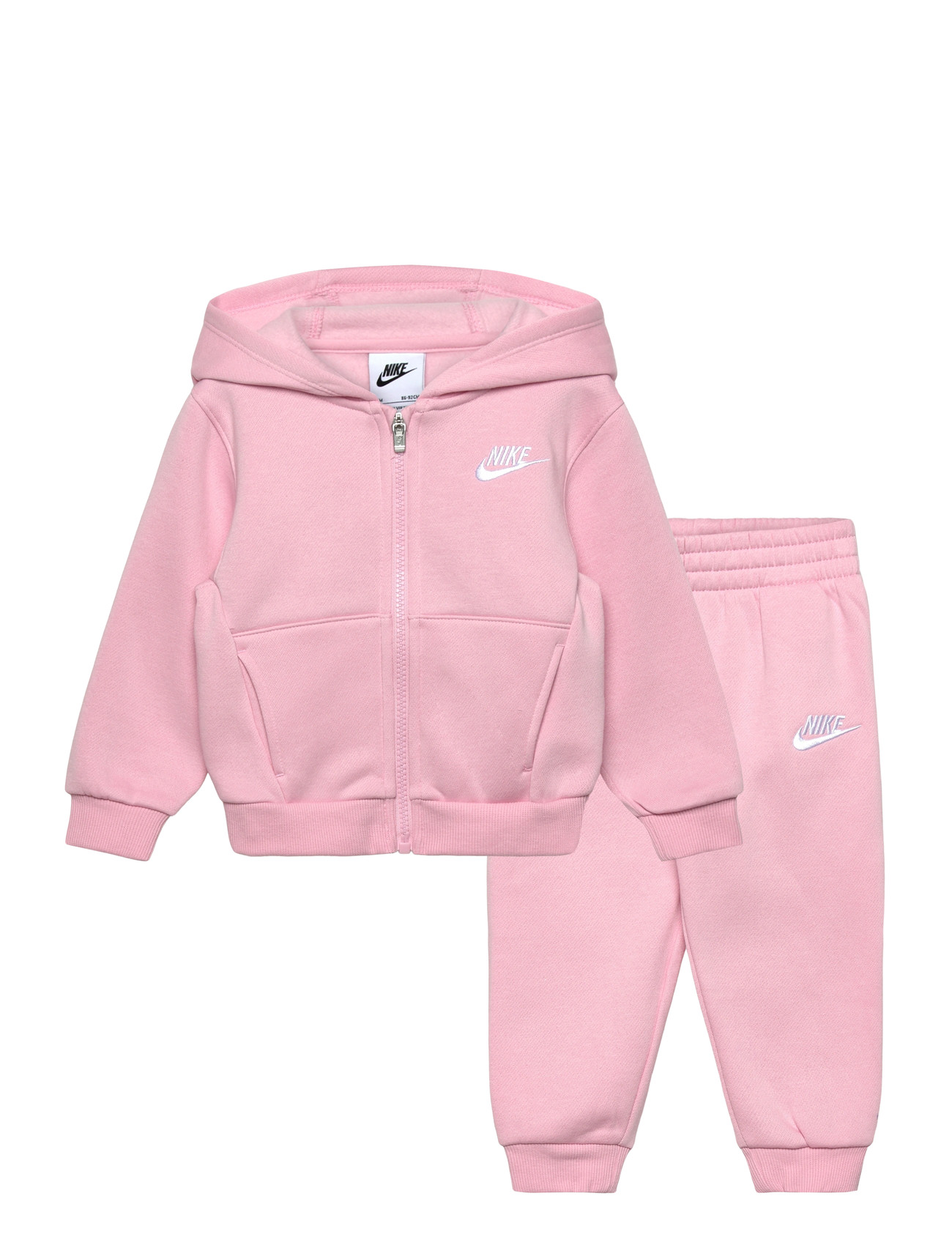 NIKE Nike Full-Zip Club Set Pink - 80/86CM - Kinder