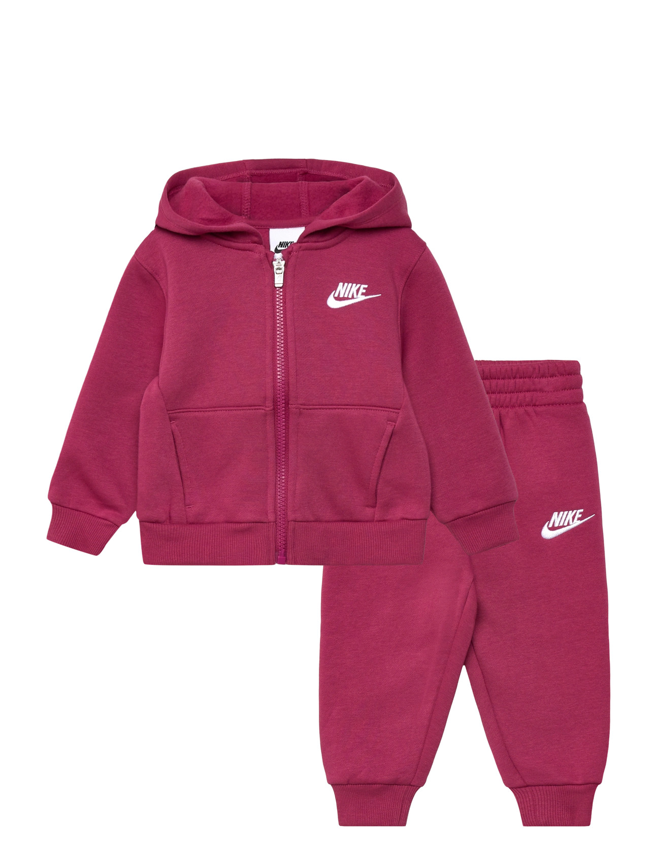 NIKE Nike Full-Zip Club Set Burgundy - 80/86 - Kinder