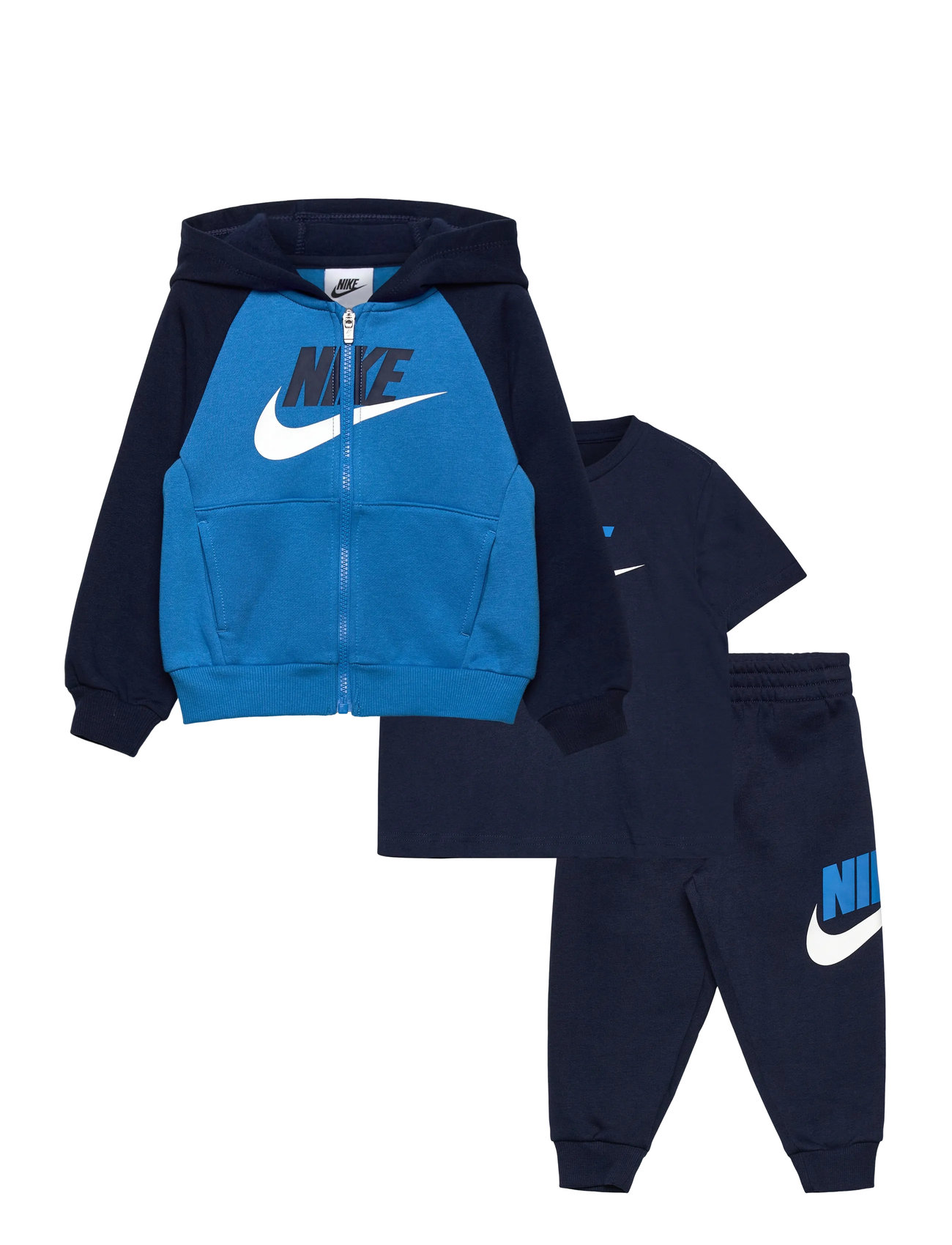 Nike 3P-3Pc Pant Set, 86/92, Navy, Sæt > Træningsdragter, Børn