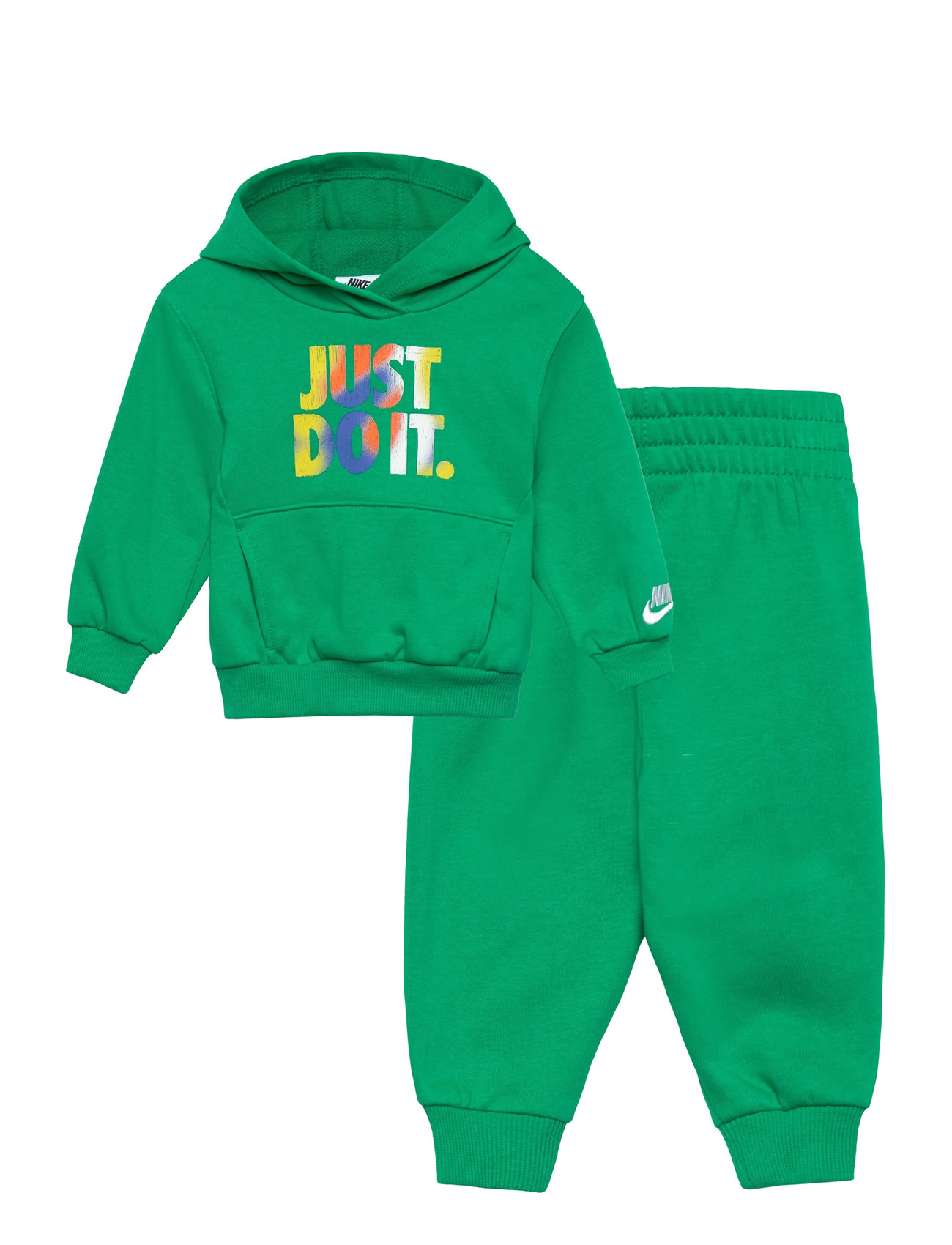 NIKE T8-French Terry Hose Set Grün - 80/86 - Kinder