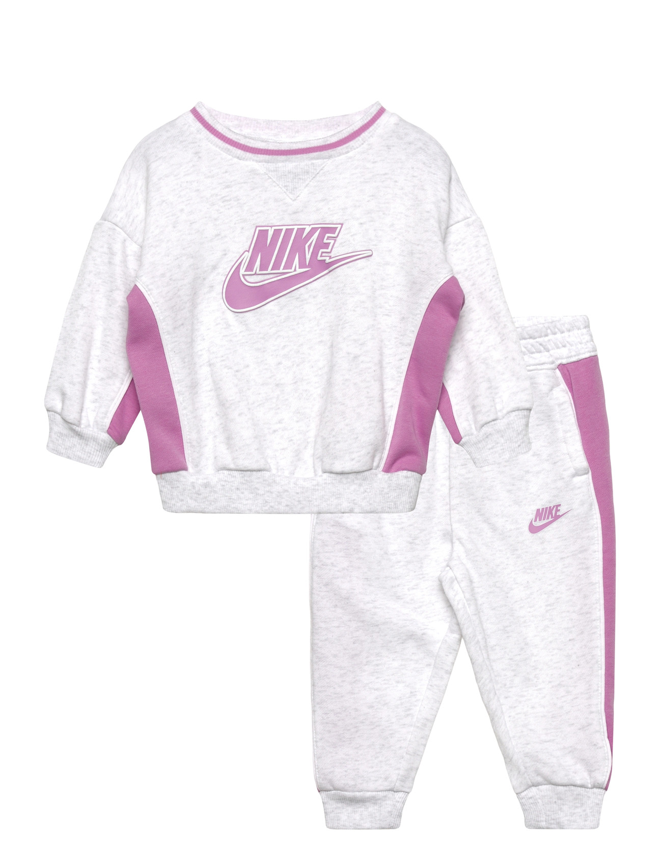 NIKE T8-French Terry Hose Set Grau - 86/92 - Kinder