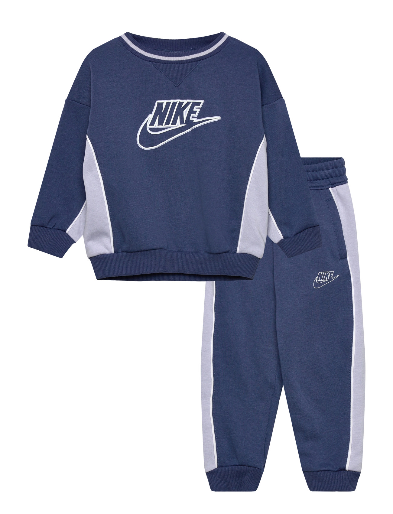 NIKE T8-French Terry Hose Set Navy - 80/86CM - Kinder