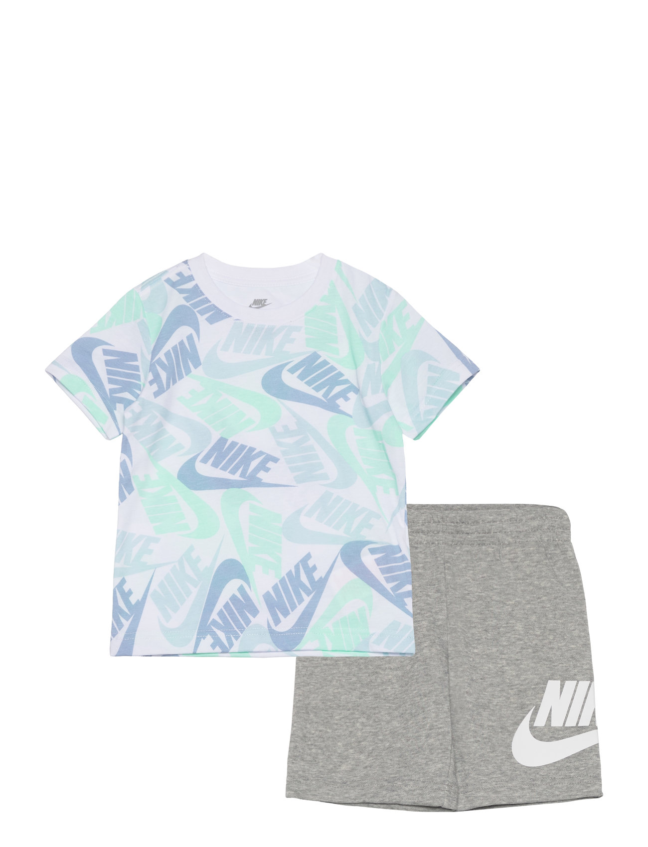Nkb Nsw Toss Aop 2Pc Short Set Grey Nike
