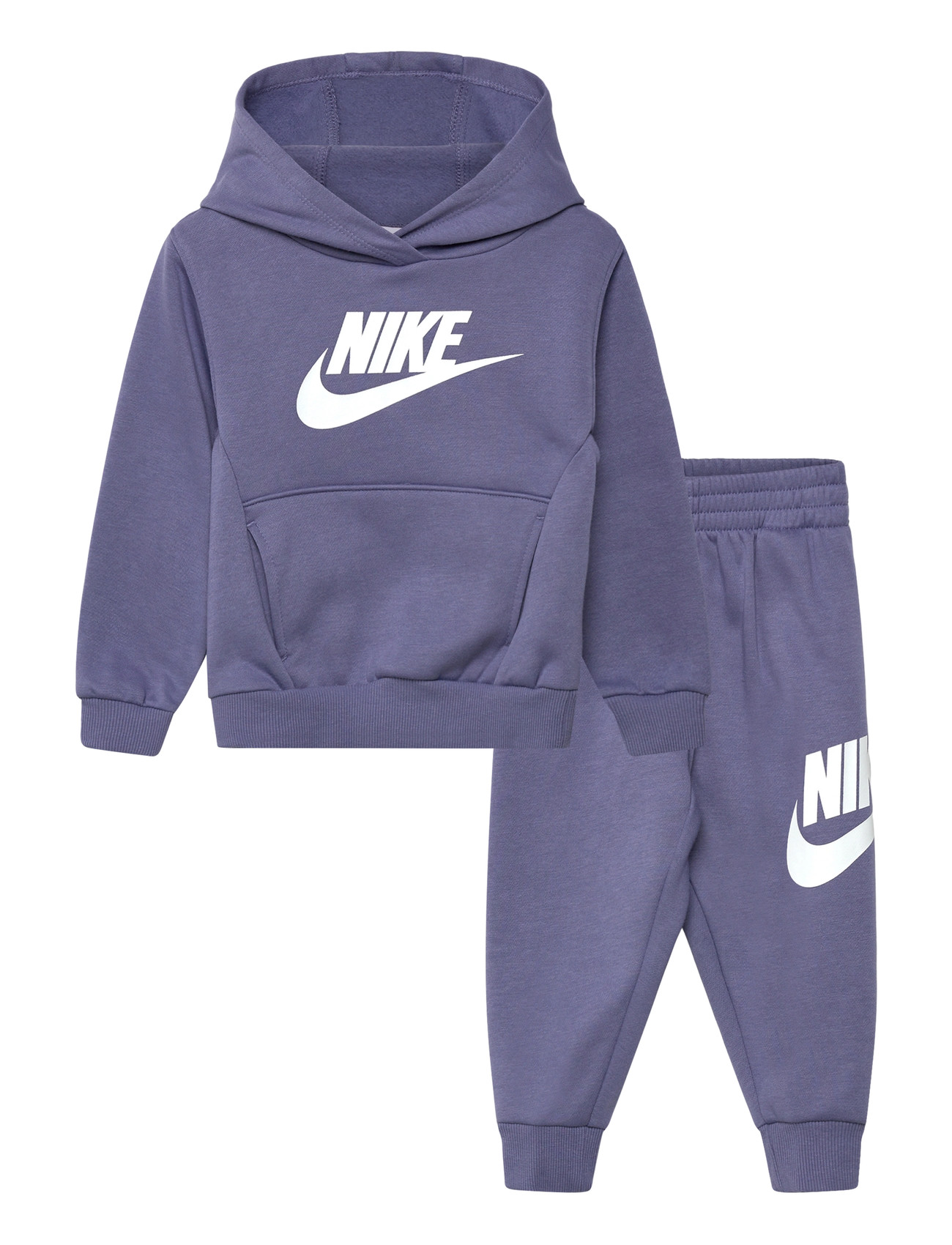 NIKE Nkn Club Fleece Set Lila - 92/98 - Kinder