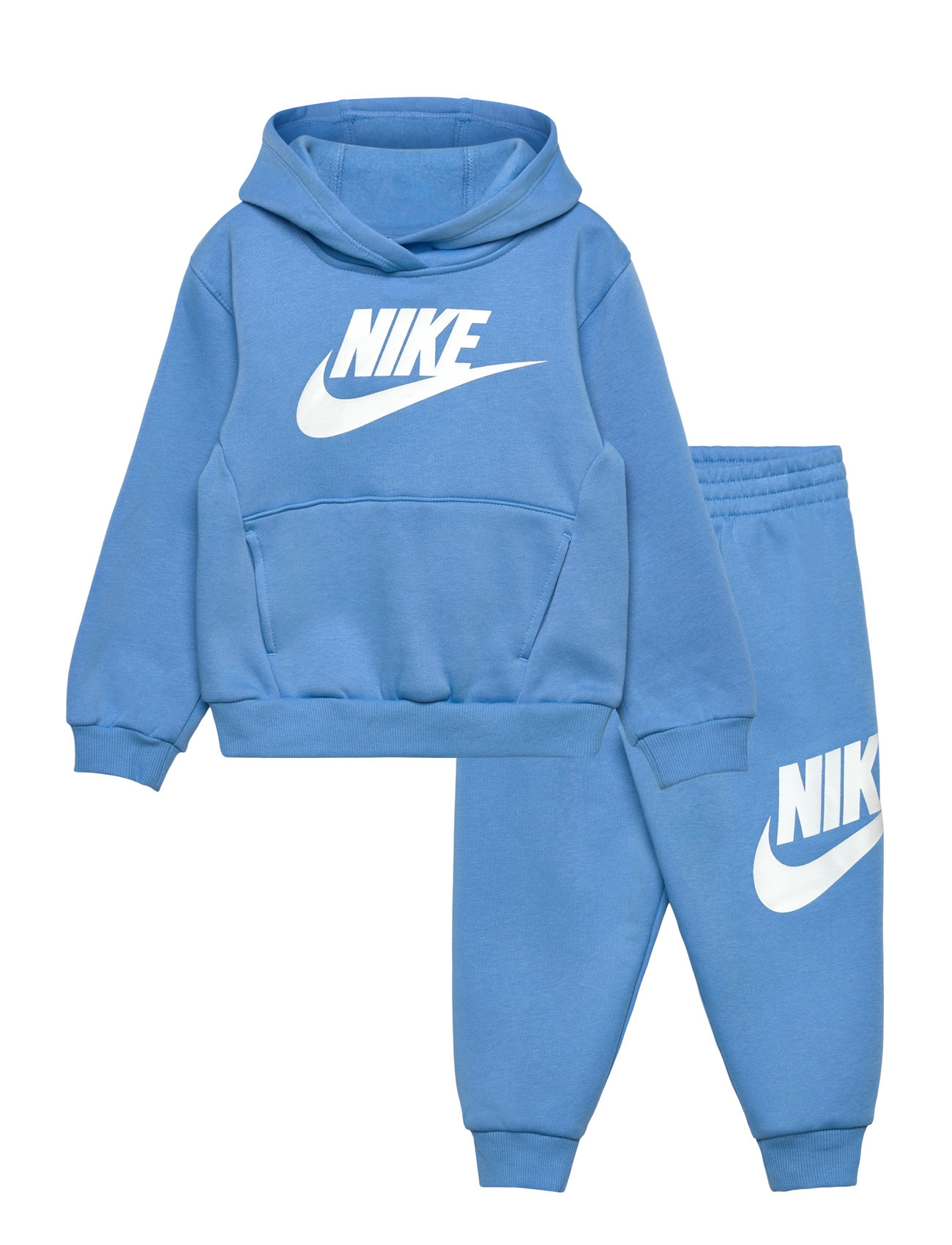 NIKE Nkn Club Fleece Set Blau - 110/116 - Kinder