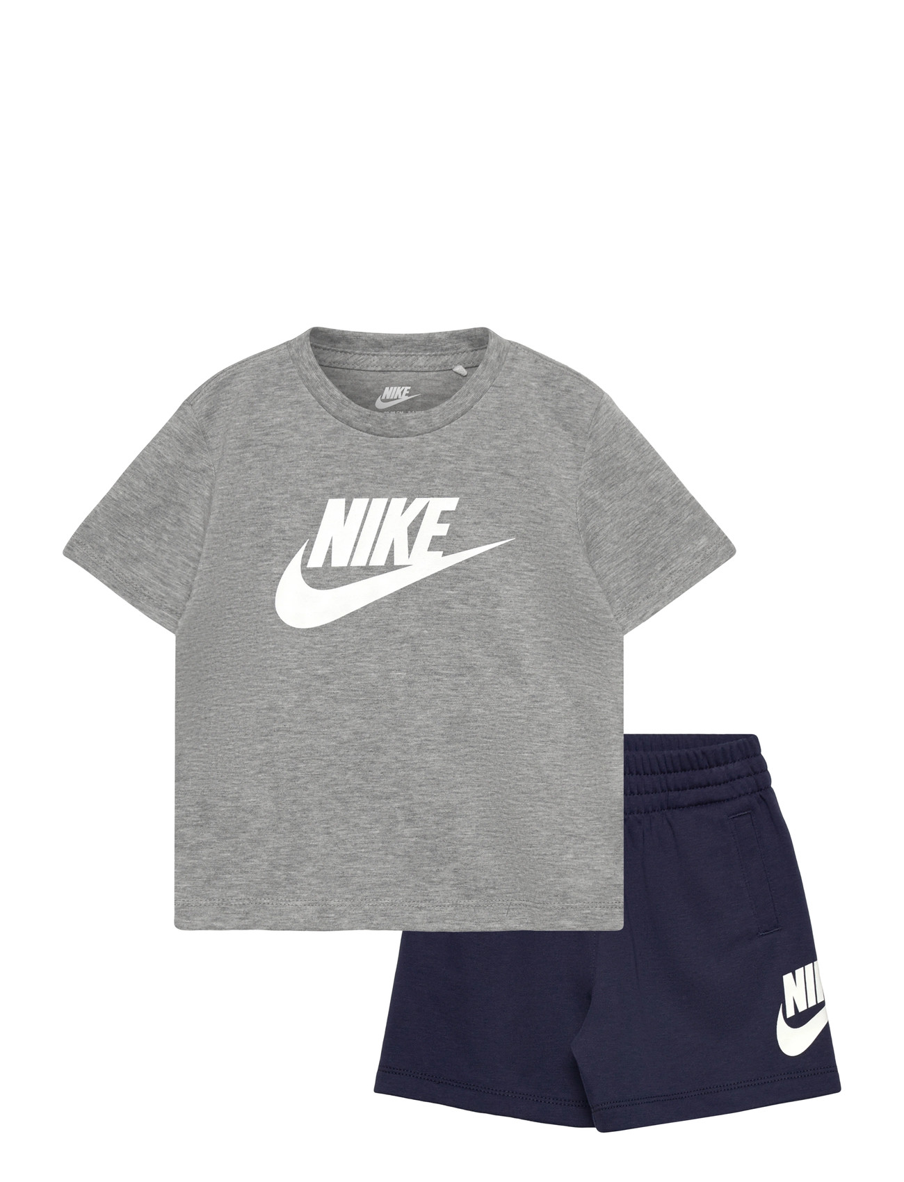 NIKE Nkn Club Tee & Kurz Set Grau - 92/98