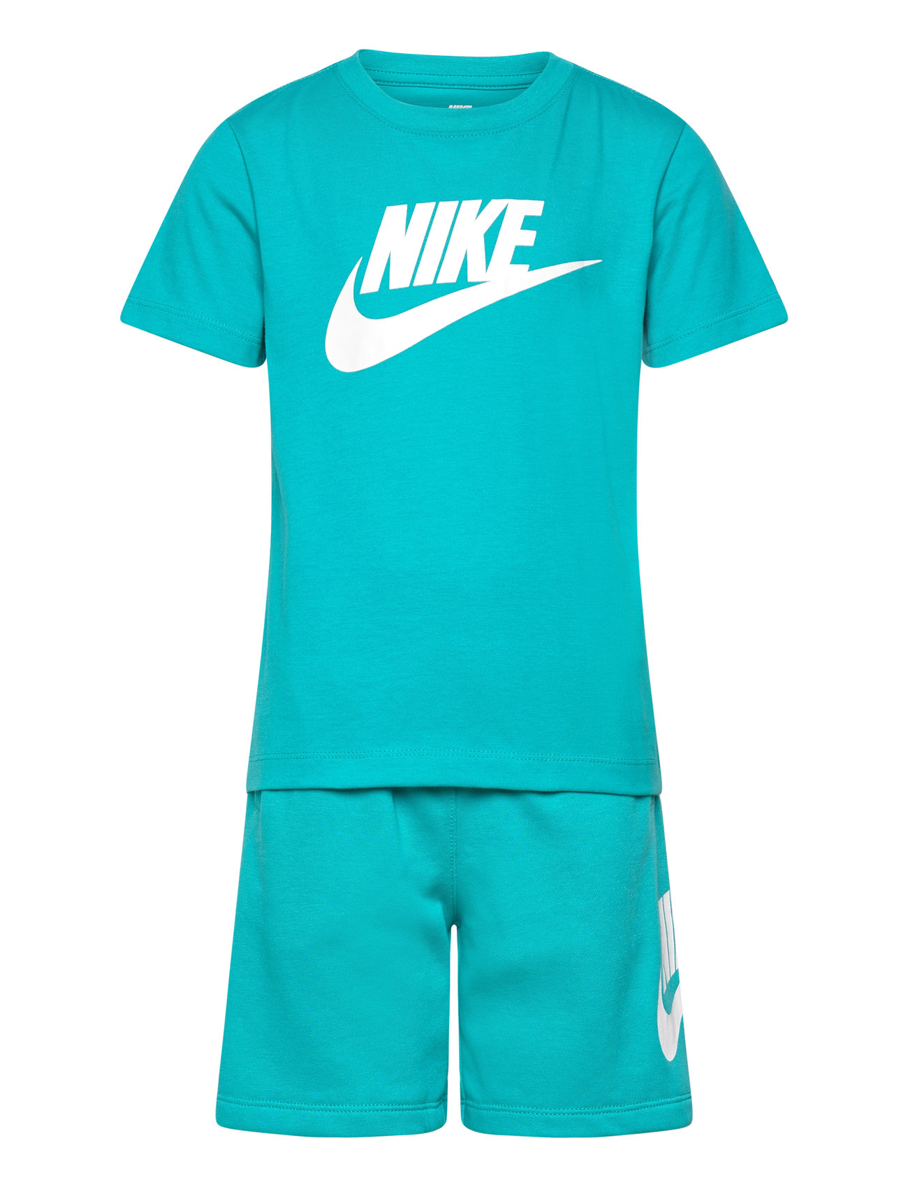 Nike Nkn Club Tee & Short Set Blå