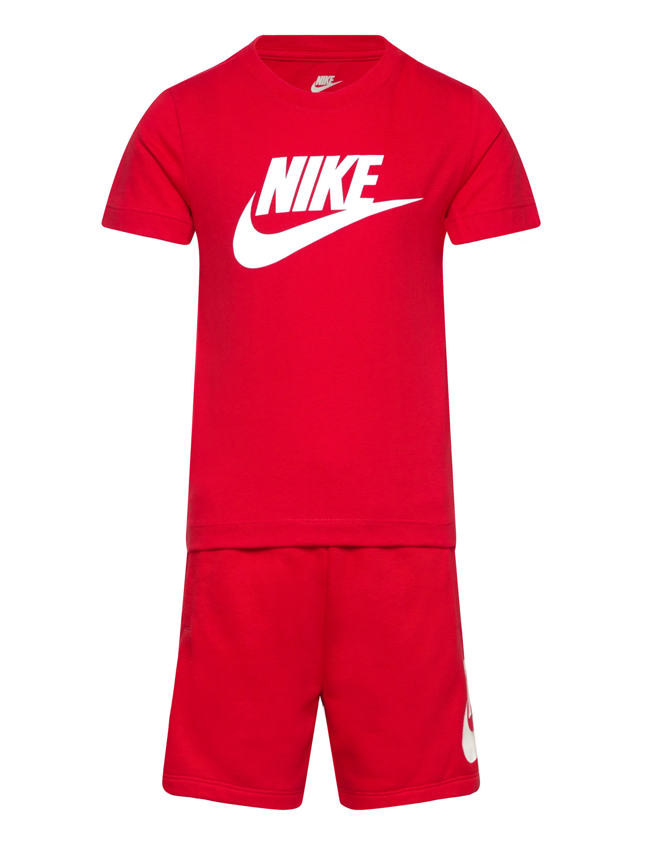 Nike Nkn Club Tee & Short Set Röd