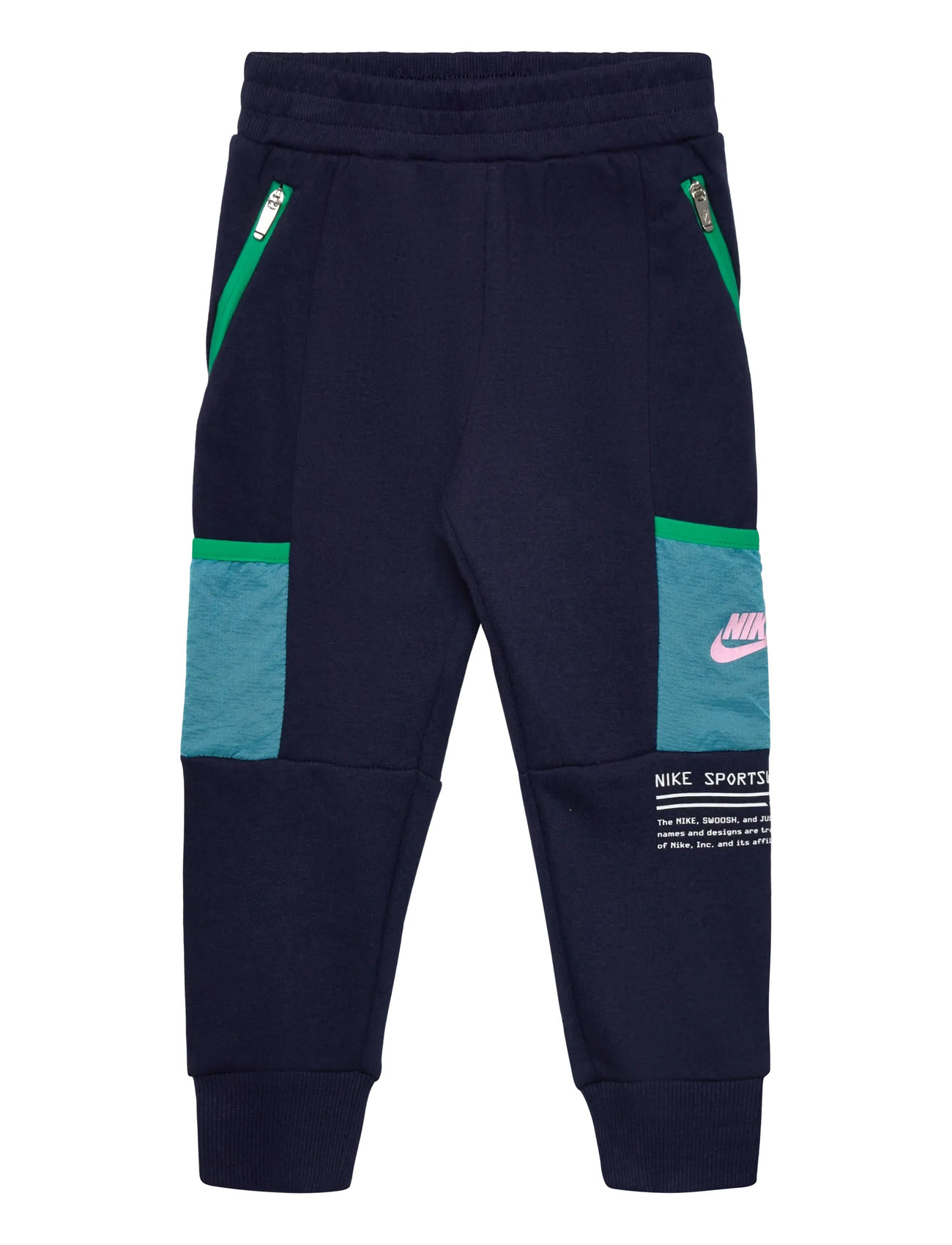 NIKE T7-French Terry Hose Navy - 110/116 - Kinder