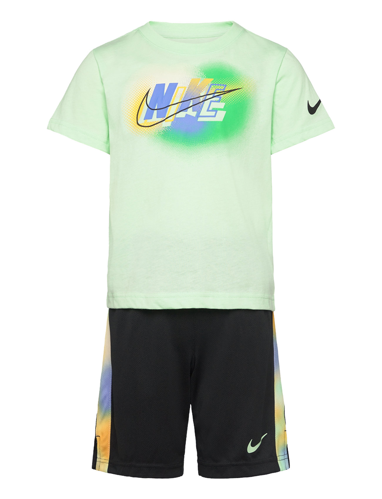 Nkb B Nk Hazy Rays Tee Short S Green Nike