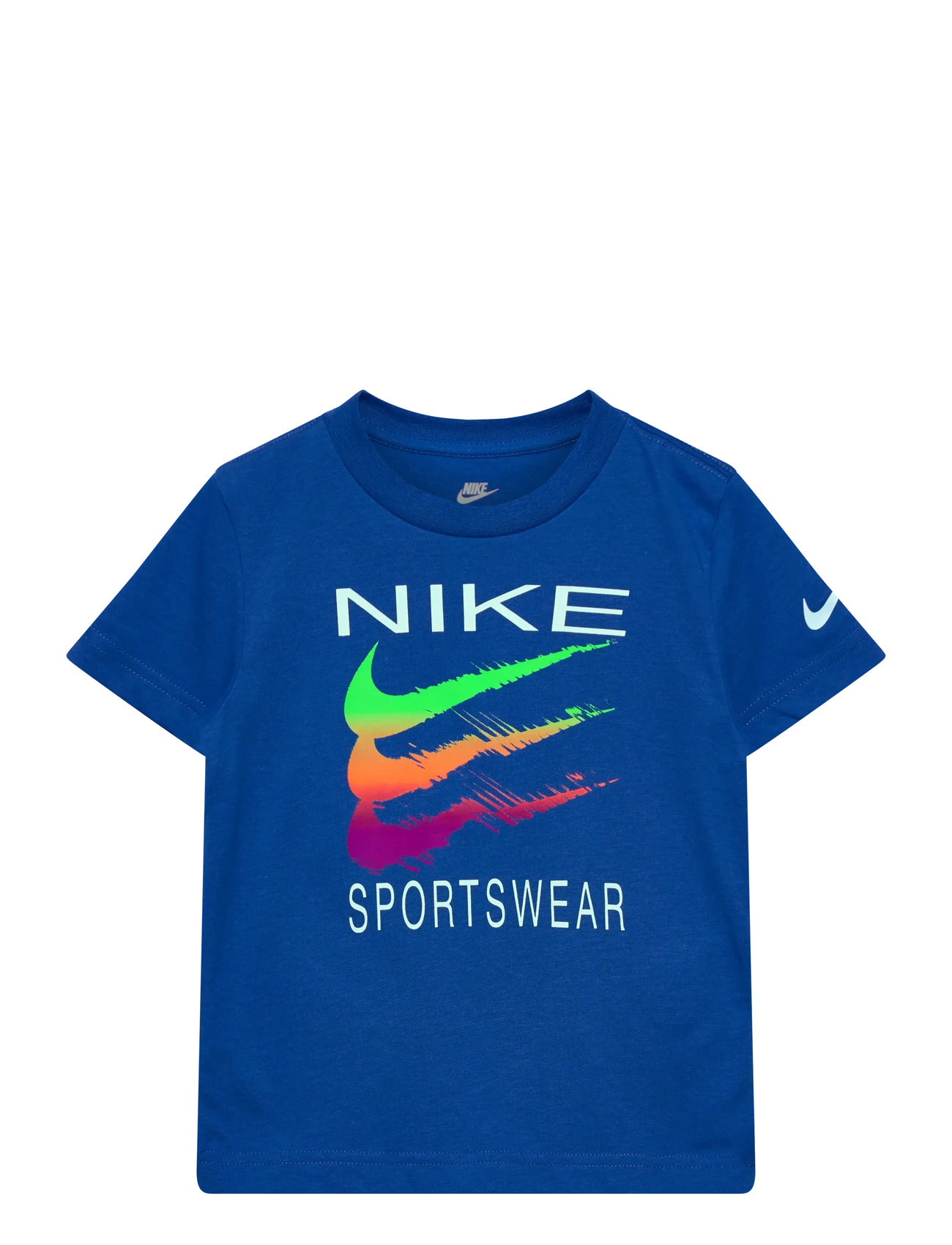 NIKE Te-S/S Tee Blau - 110/116 - Kinder