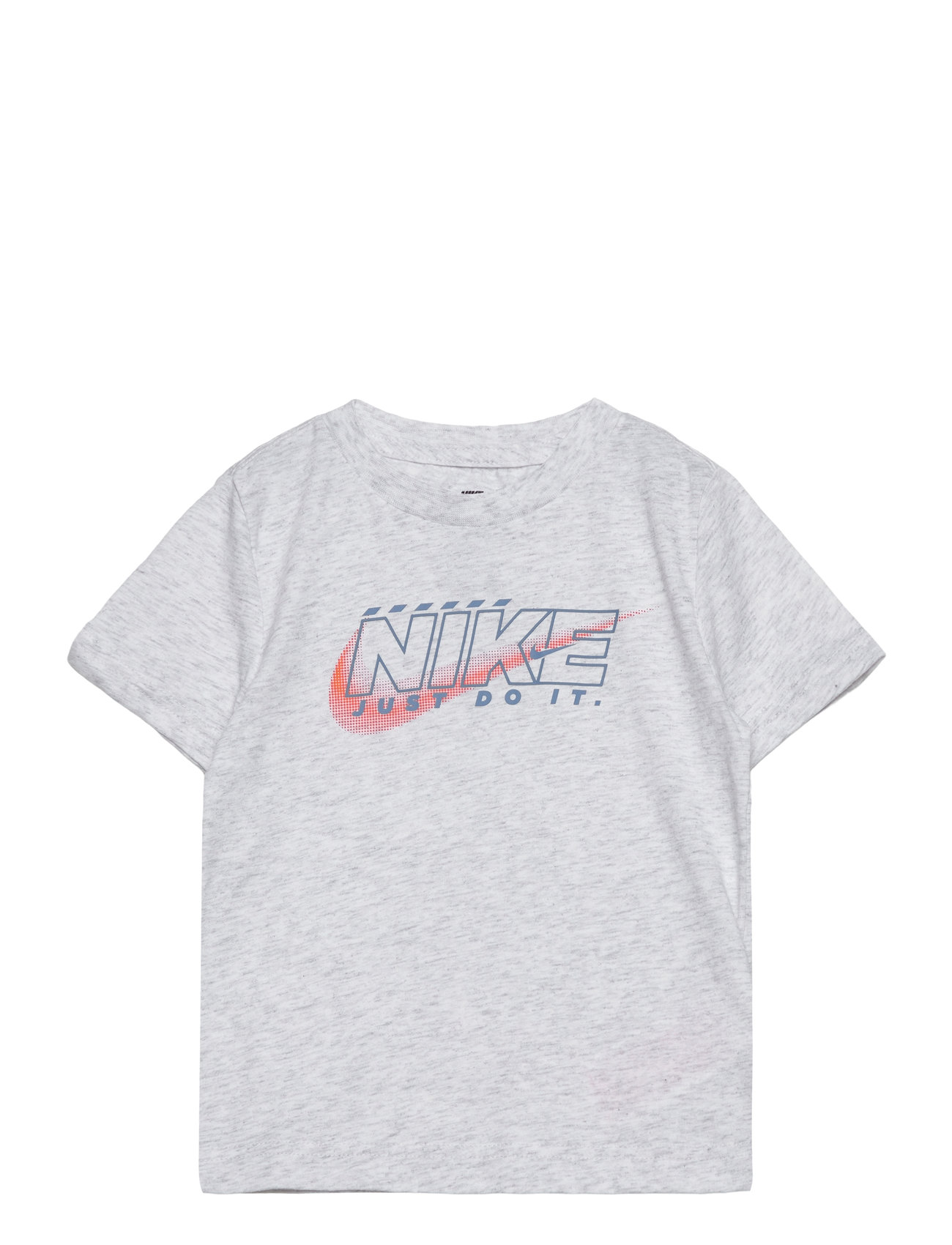 NIKE Te-S/S Tee Grau - 110/116 - Kinder