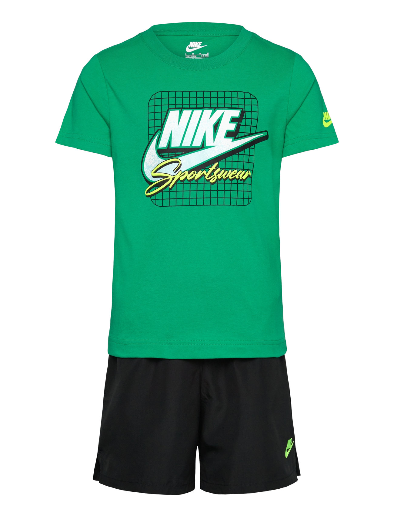 Nike Ws-Woven Short Set, 92/98, Multi/patterned, Sport > Sæt Med Kortærmet T-Shirt, Børn
