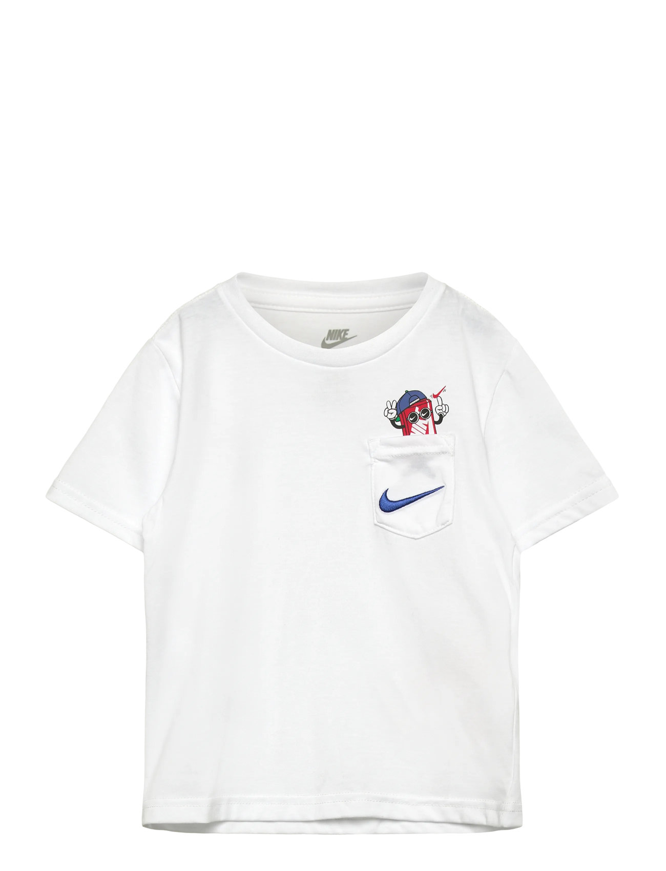 NIKE Kt-S/S Knit Oberteil Weiß - 110/116 - Kinder