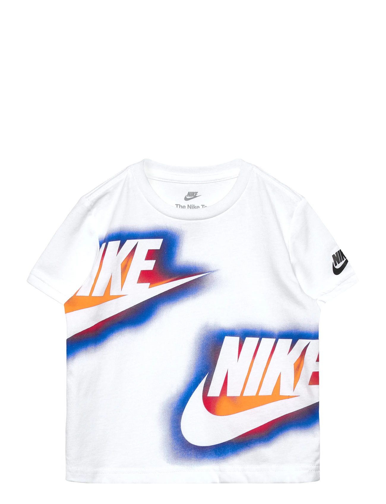 NIKE Te-S/S Tee Weiß - 110/116 - Kinder