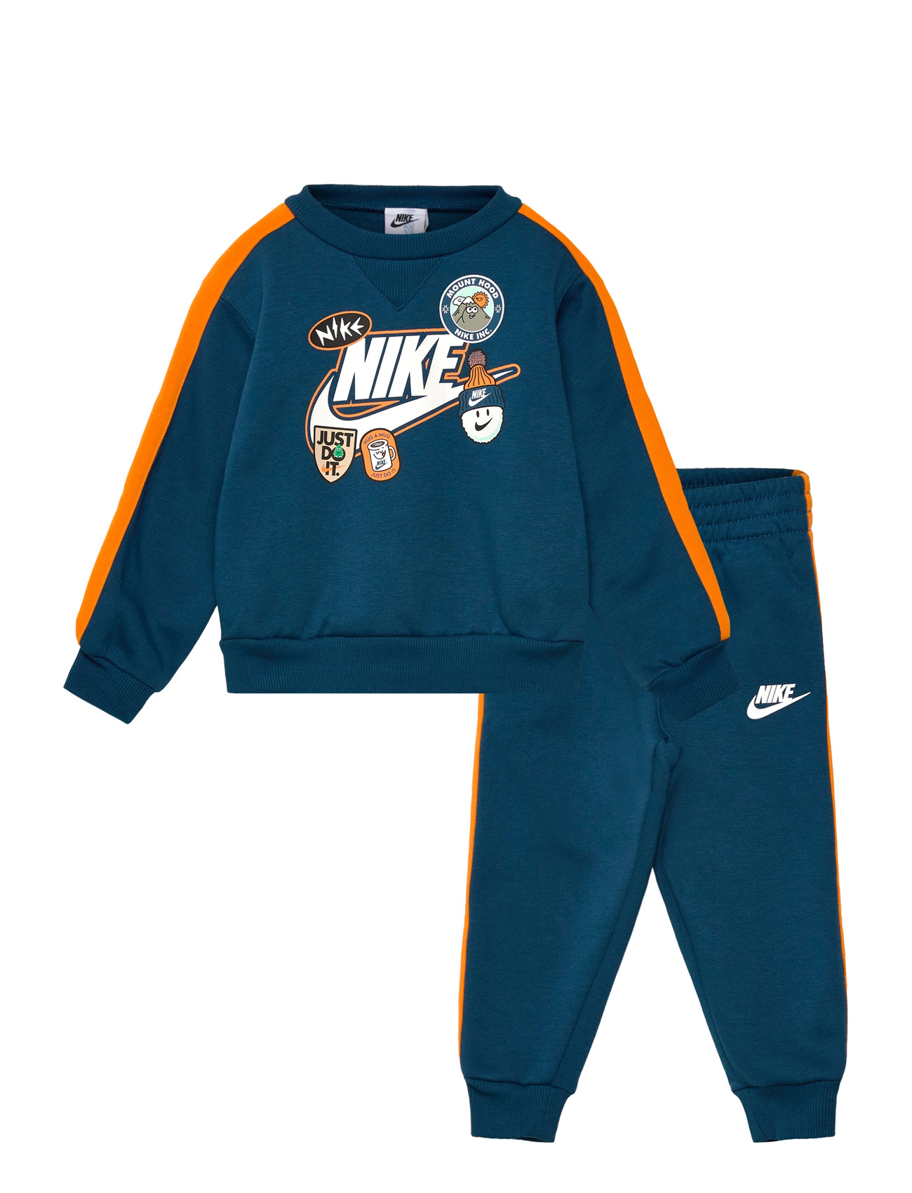 Nike F8-Fleece Pant Set, 110/116, Blue, Sæt > Træningsdragter, Børn