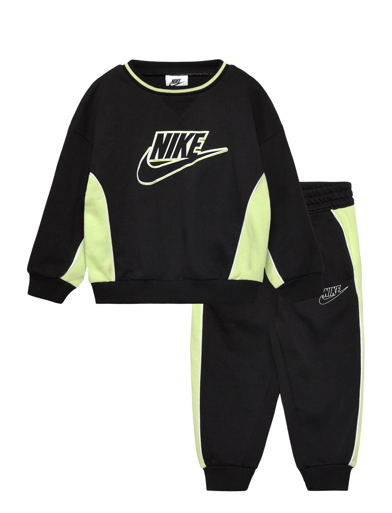 NIKE T8-French Terry Hose Set Schwarz - 116/122 - Kinder