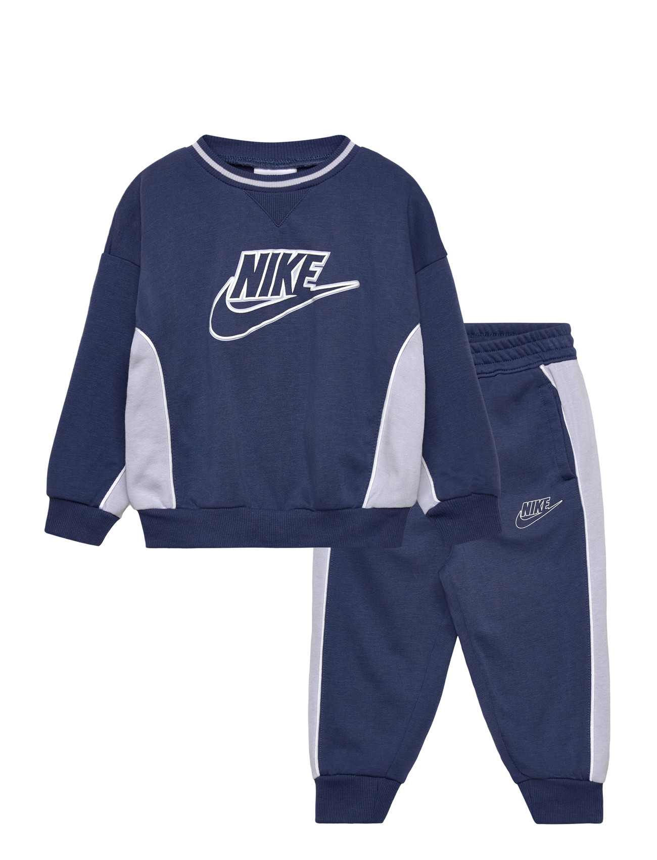 NIKE T8-French Terry Hose Set Navy - 110/116 - Kinder