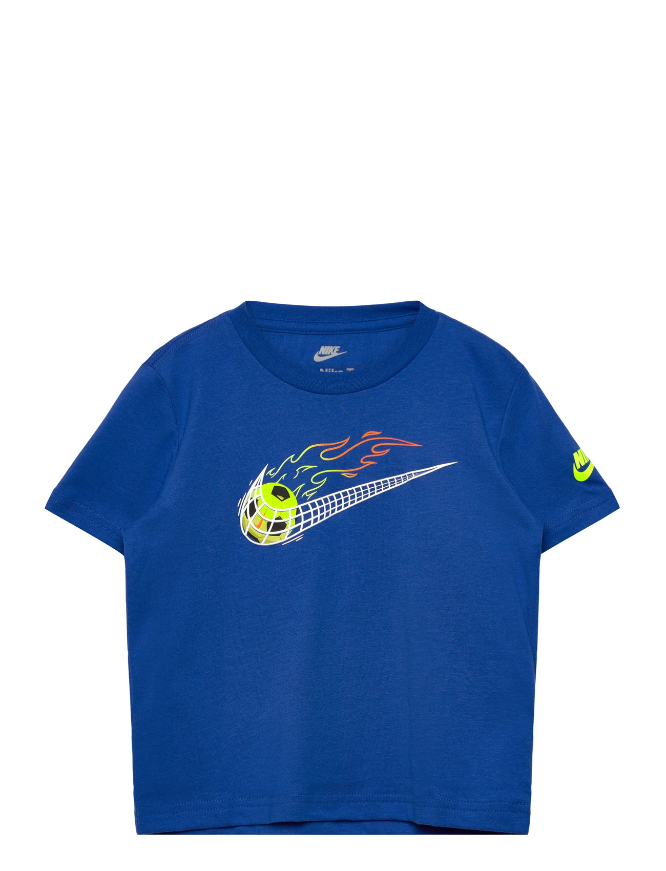 NIKE Nkb Soccer Swoosh Tee Blau - 98/104 - Kinder