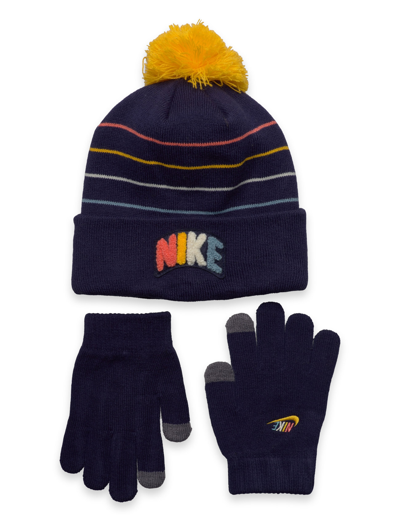 Nike Nike Powder Play Peak Beanie Set Marinblå