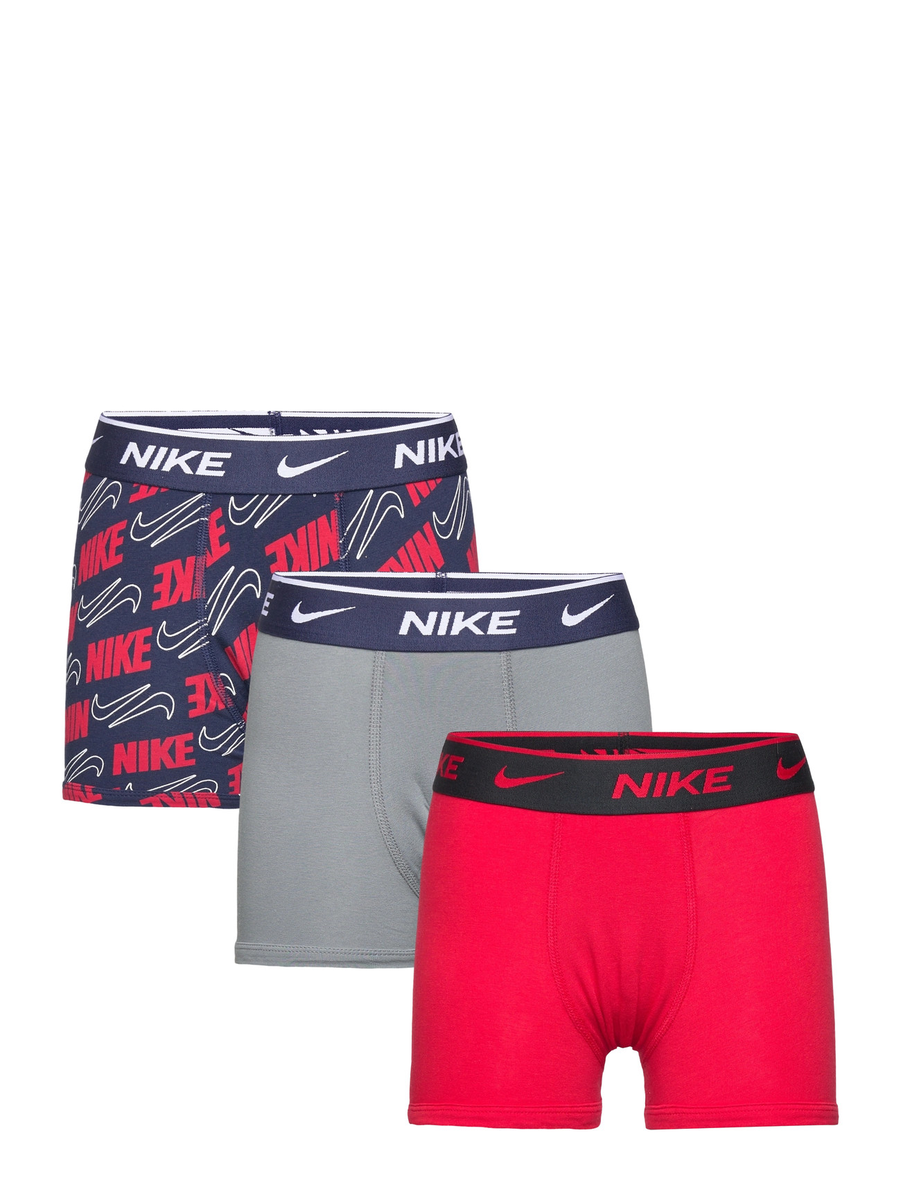 Nike Nhb Print E Day Ct Strch 3P, 163/175 cm, Red, Undertøj > Underbukser, Børn