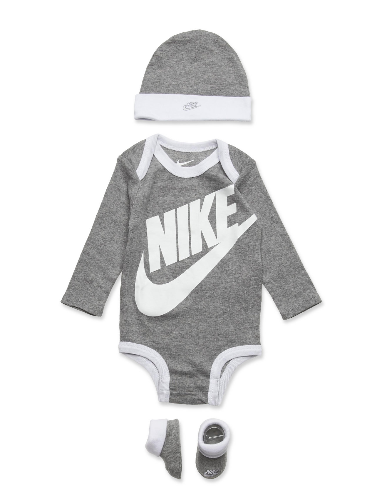 Nike Futura Bodysuit Box Set Langærmet Body Grey Nike