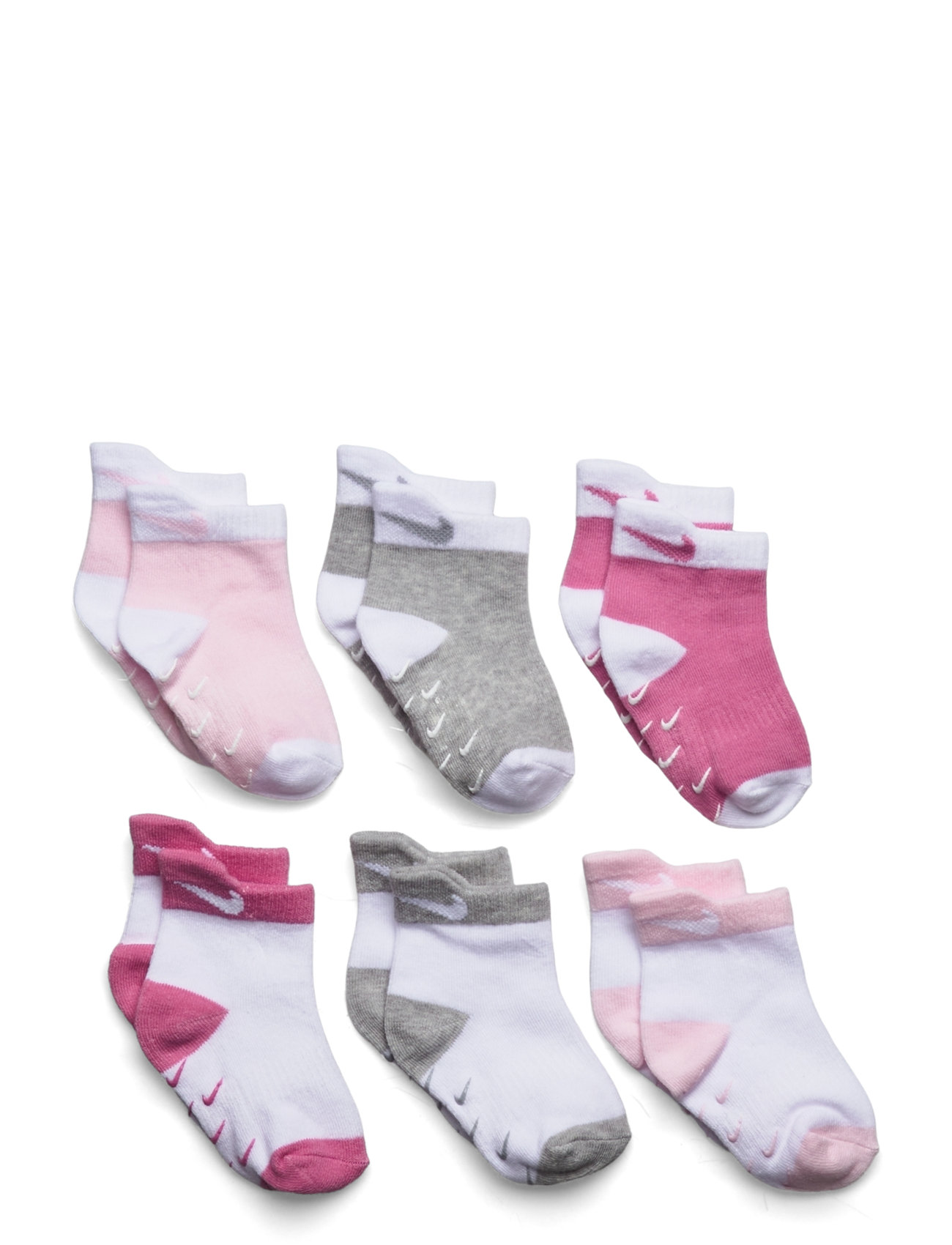 Nike 6Q-6Pk Quarter Sock, 16/17, Multi/patterned, Sport > Socks, Børn