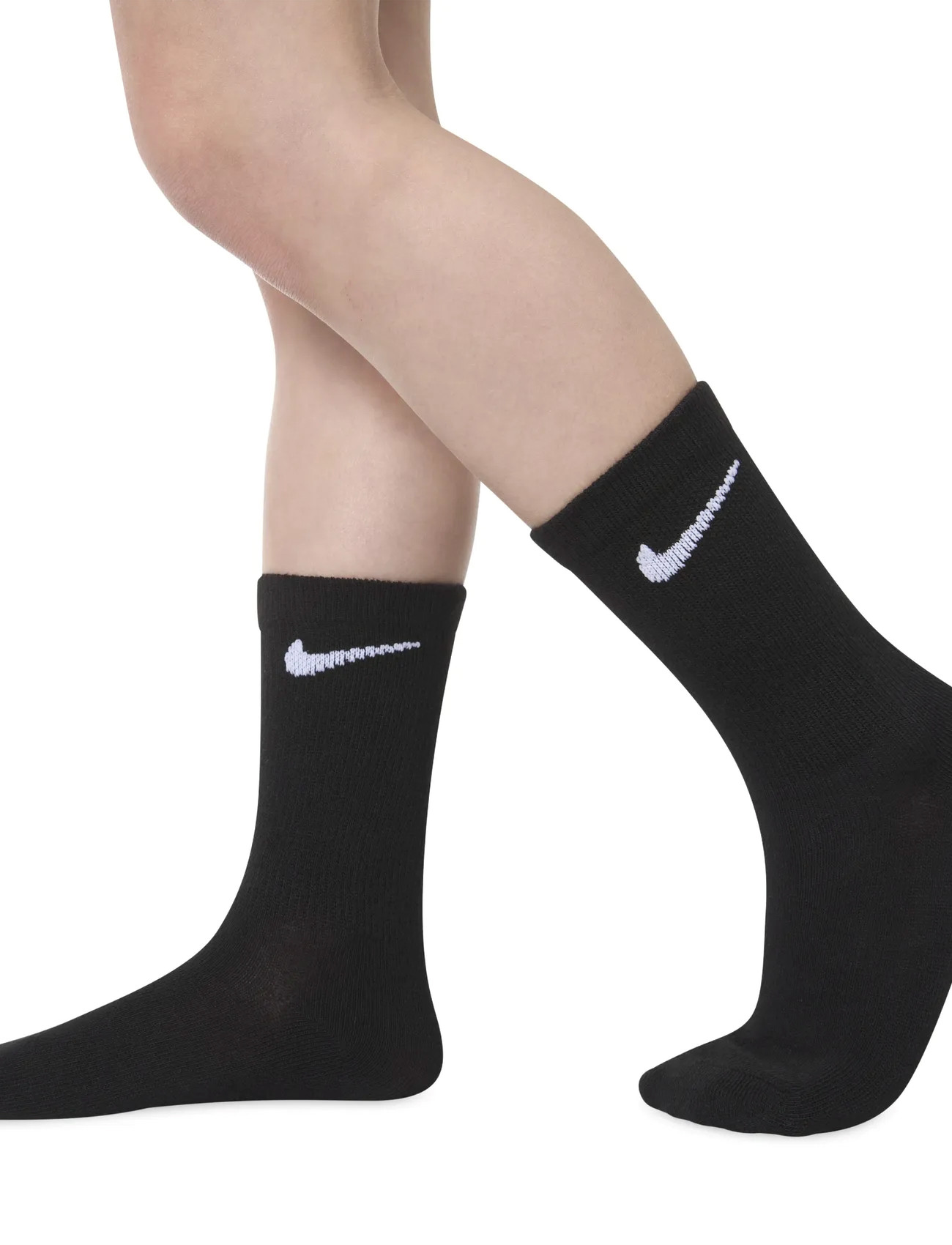 Nike Nhn Nike Colorful Pack Crew, 23.5-27, Black, Sokker & Strømpebukser > Sokker, Børn