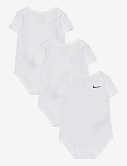 Nike - NKB 3PK SWOOSH BODYSUIT - bodies unis à manches courtes - white - 1