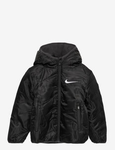 NKN SWOOSH QUILTED PUFFER JCKT - insulated jackets - black