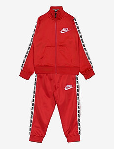 BLOCK TAPING TRICOT SET - tracksuits & 2-piece sets - university red