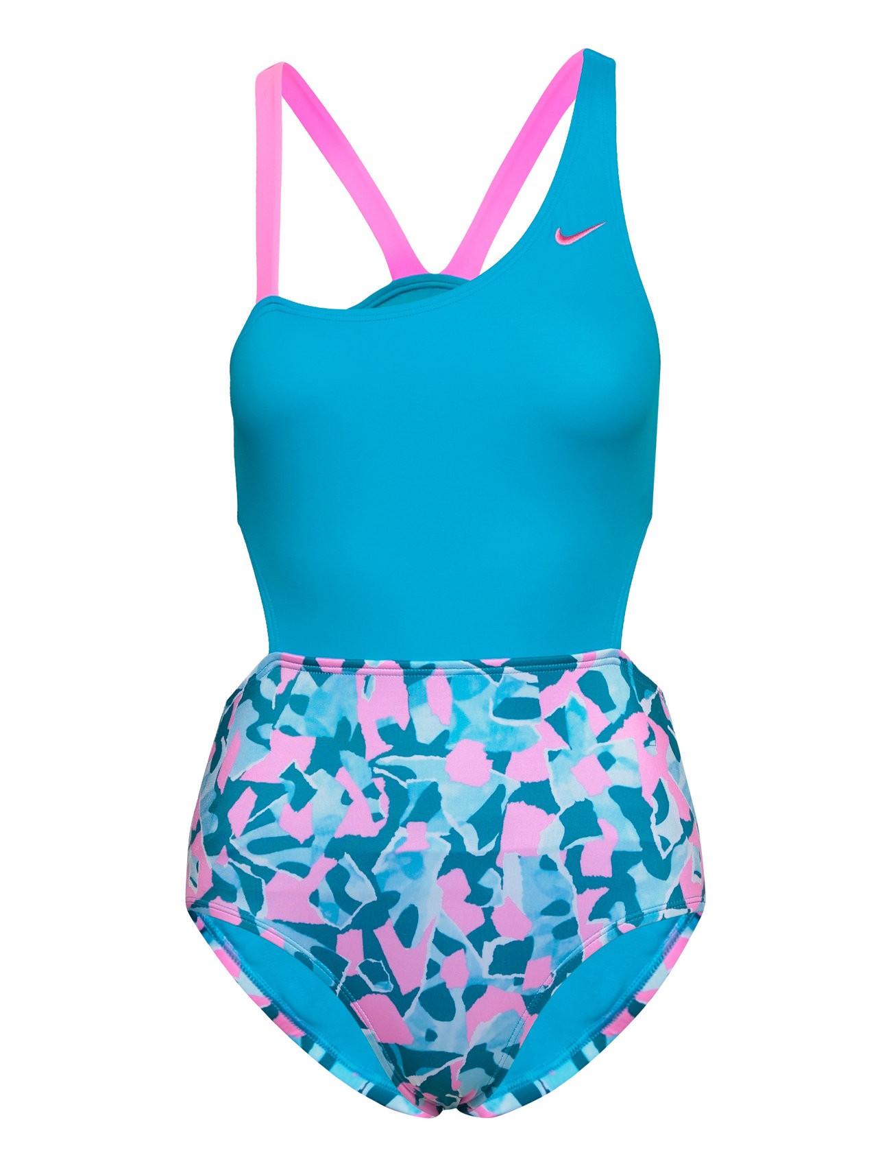 Nike G Asymmetrical Monokini Sport Swimsuits Multi/patterned NIKE SWIM