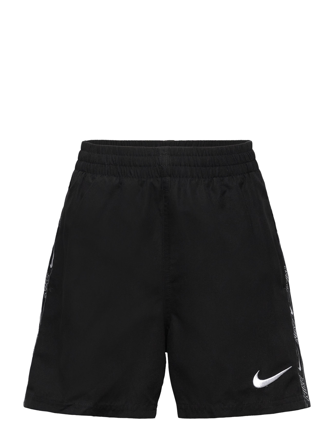 NIKE SWIM Nike Logo Tape Lap 4" Volley Short Svart