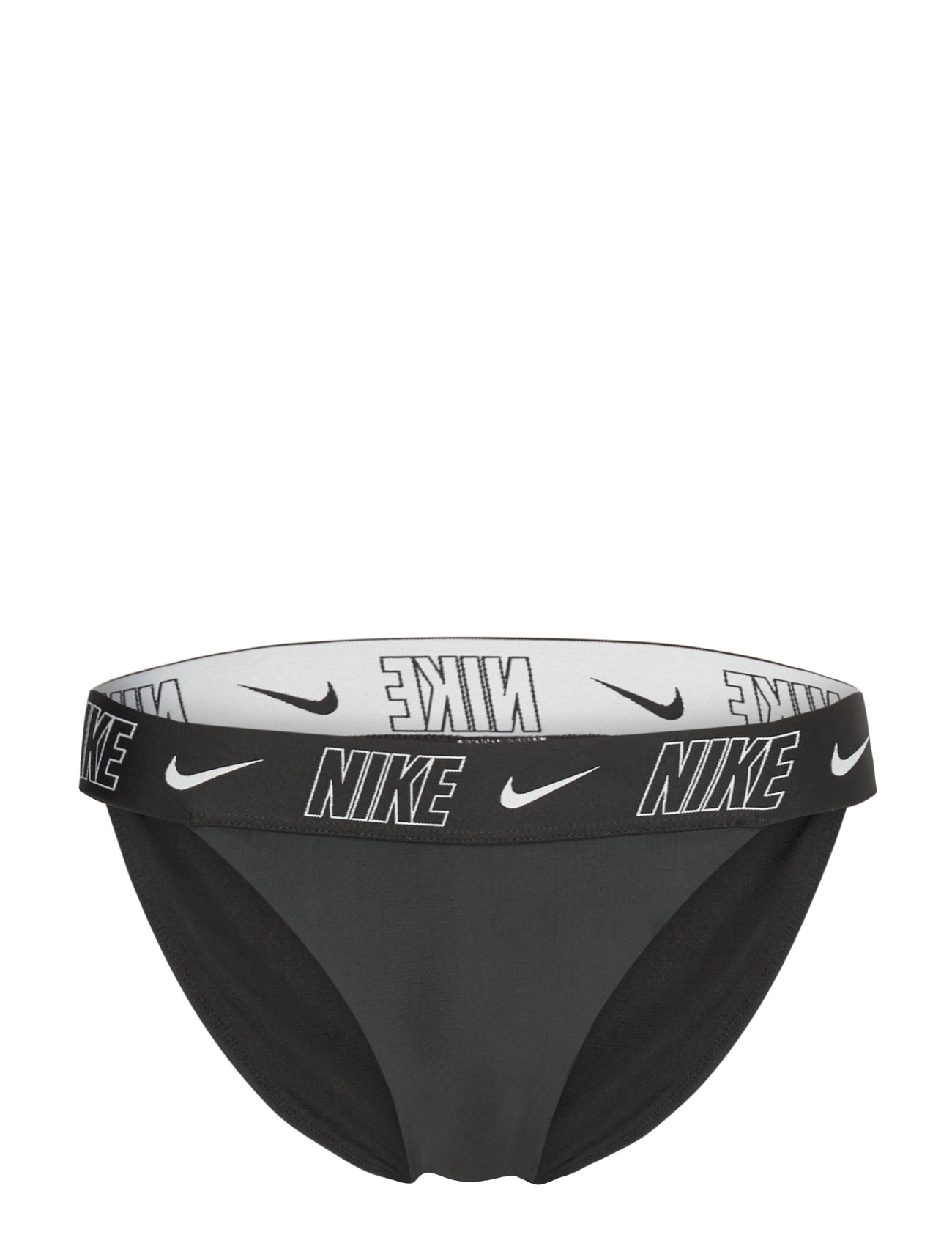 NIKE SWIM Nike Logo Tape Banded Bikini Bottom Svart