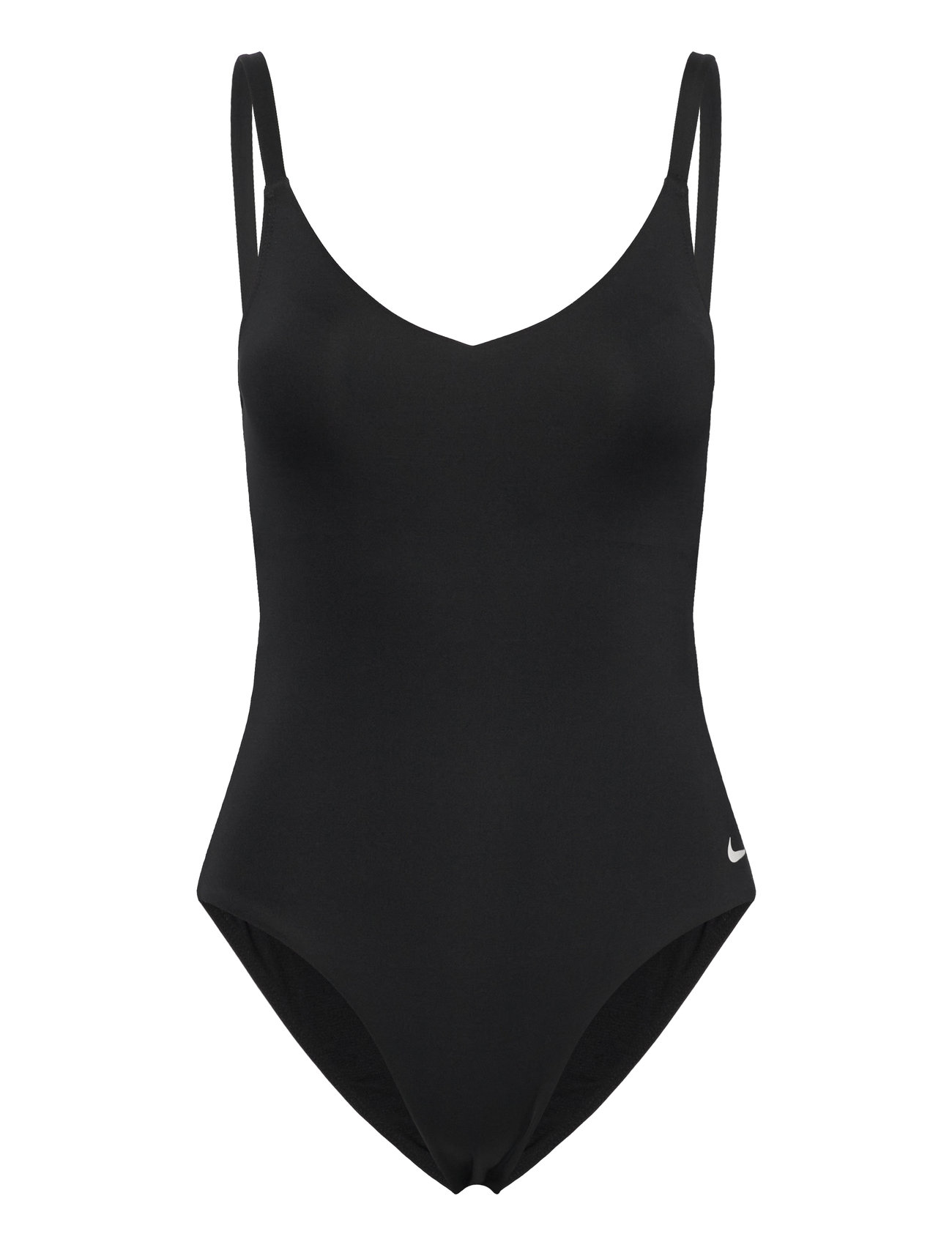 NIKE SWIM Nike Essential V Neck Piece Svart