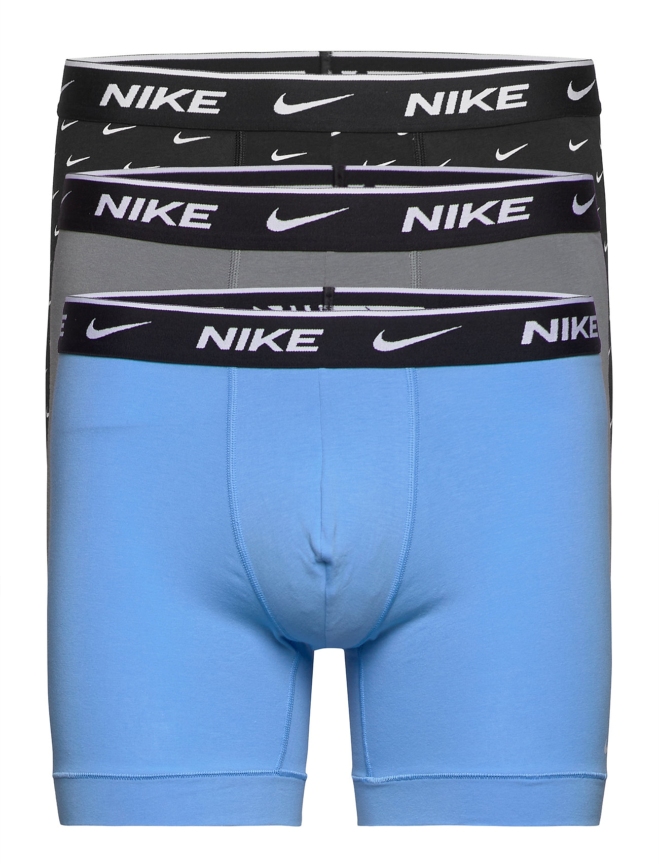NIKE Underwear Boxer Brief 3Pk, L, Grey, Sport > Boksershorts, Herre