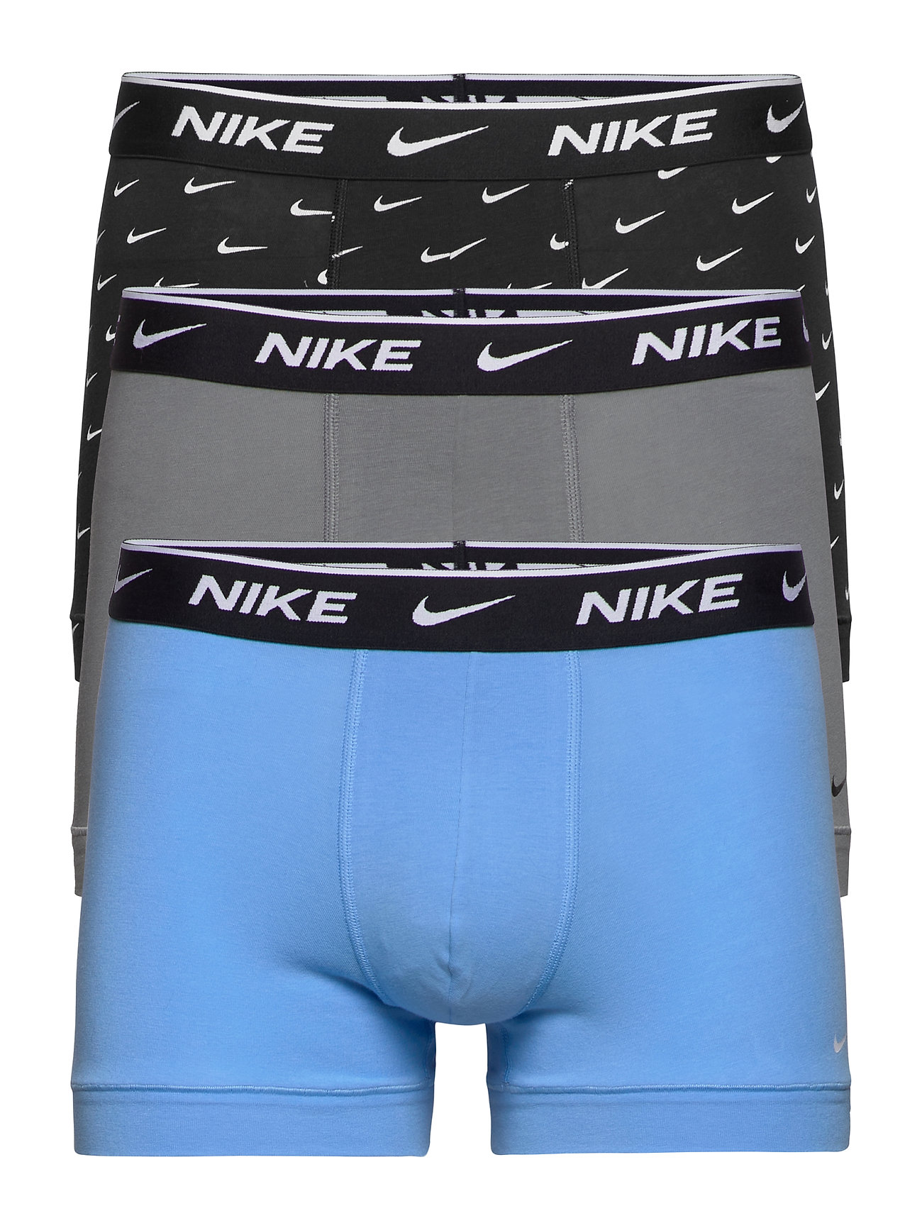 NIKE Underwear Trunk 3Pk, S, Grey, Sport > Boksershorts, Herre