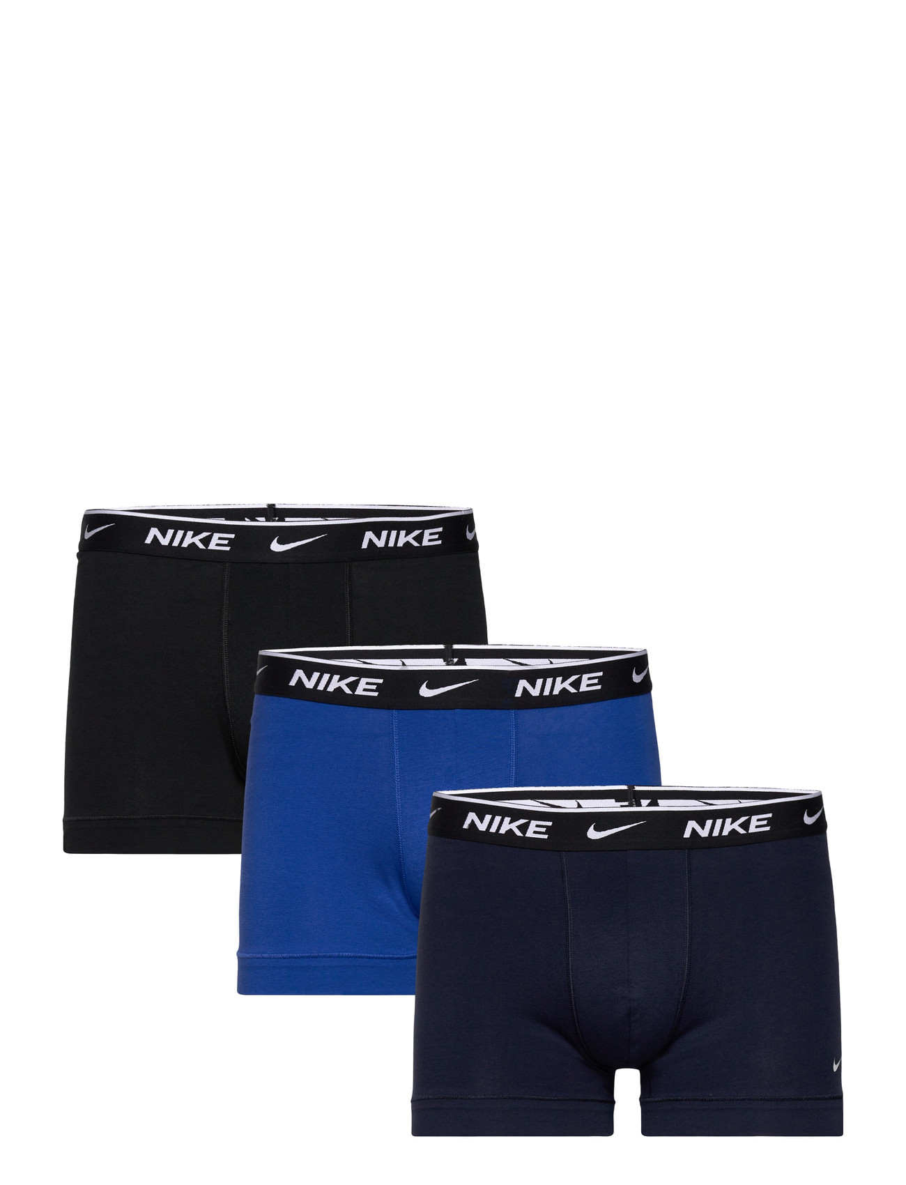 NIKE Underwear Cotton Stretch Trunk 3Pk, M, Black, Sport > Boxershorts, Herre
