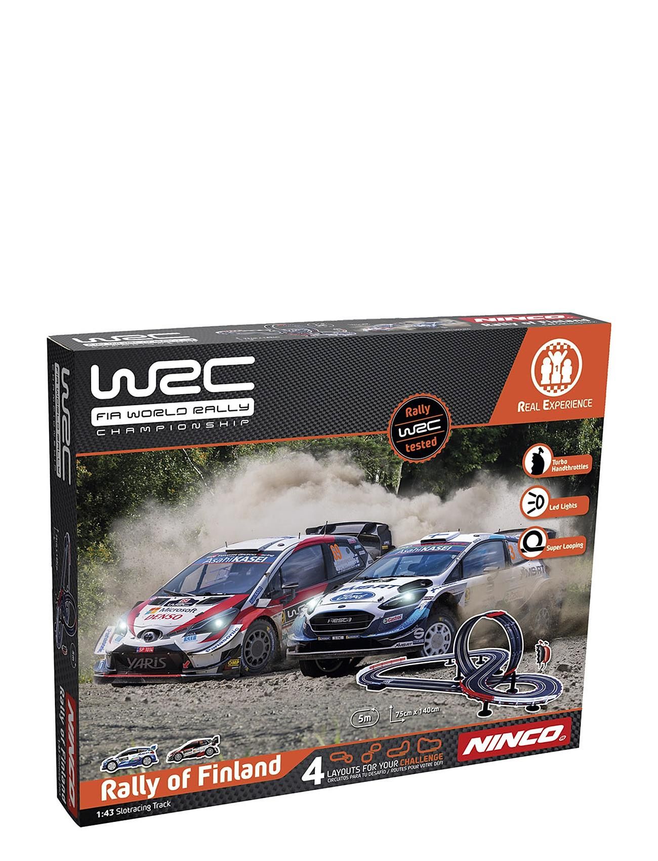 Ninco Wrc Rally Of Finland 4,7M Toys Toy Cars & Vehicles Race Tracks Multi/patterned Ninco