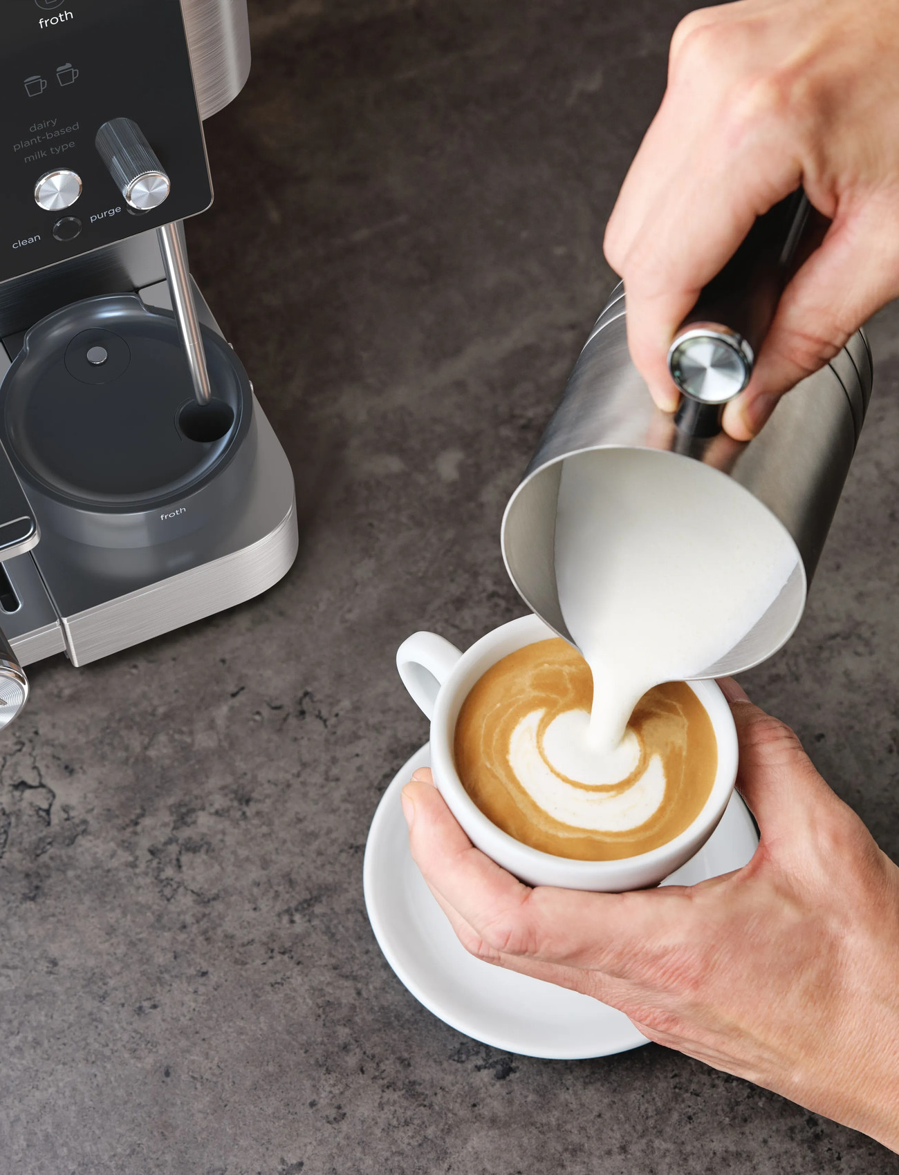 Ninja Ninja Luxe Café Essential 2-I-1 Espresso Machine, One Size, Silver, Coffee Makers > Coffee Machines, Unisex