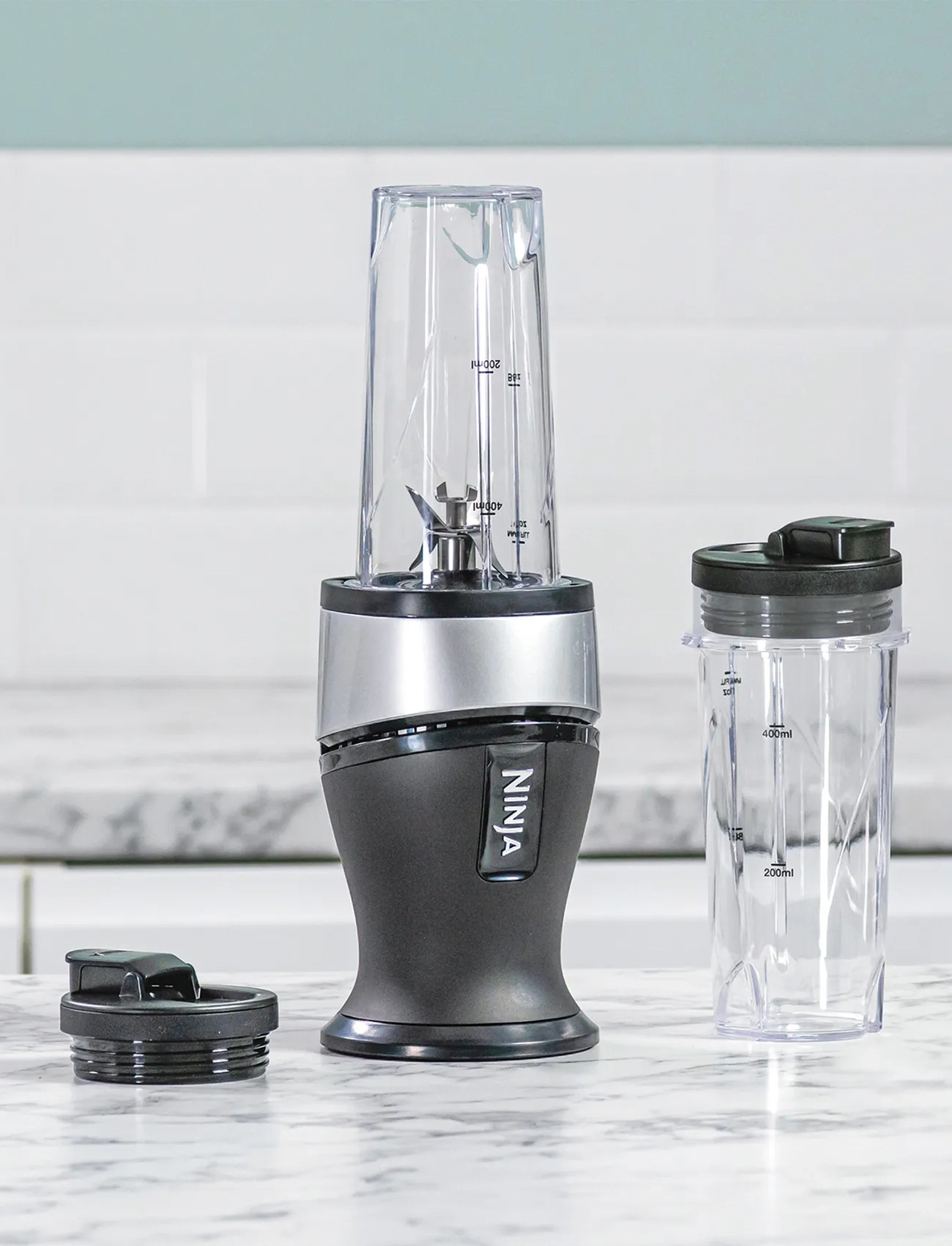 Ninja Ninja Qb3001Eus Blender, 470 ml, Black, Køkkenmaskiner > Mixere Og Blendere, Unisex