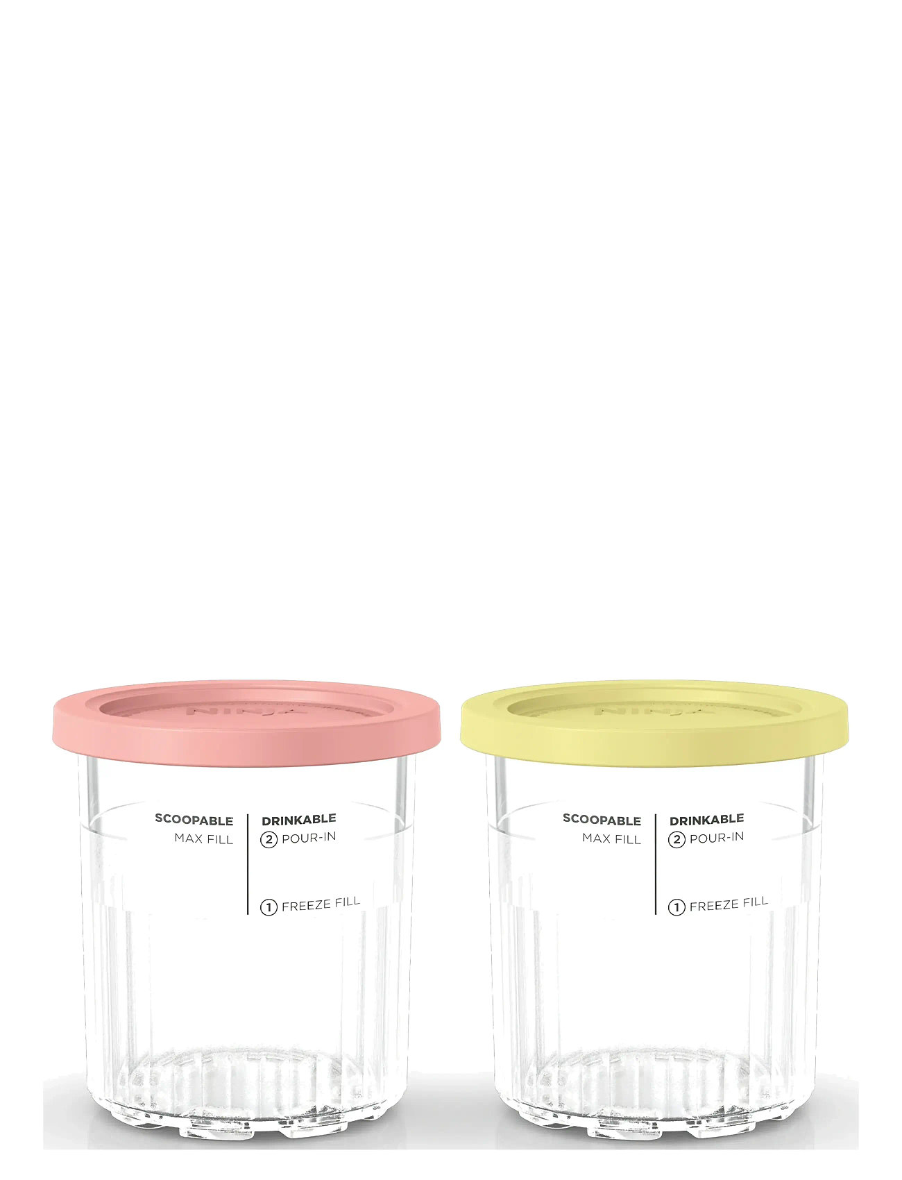 Ninja Ninja Creami Set Of 2 Extra Tubs 709 ml For Nc501Eu, One Size, Nude, Kitchen Storage > Food Storage, Unisex