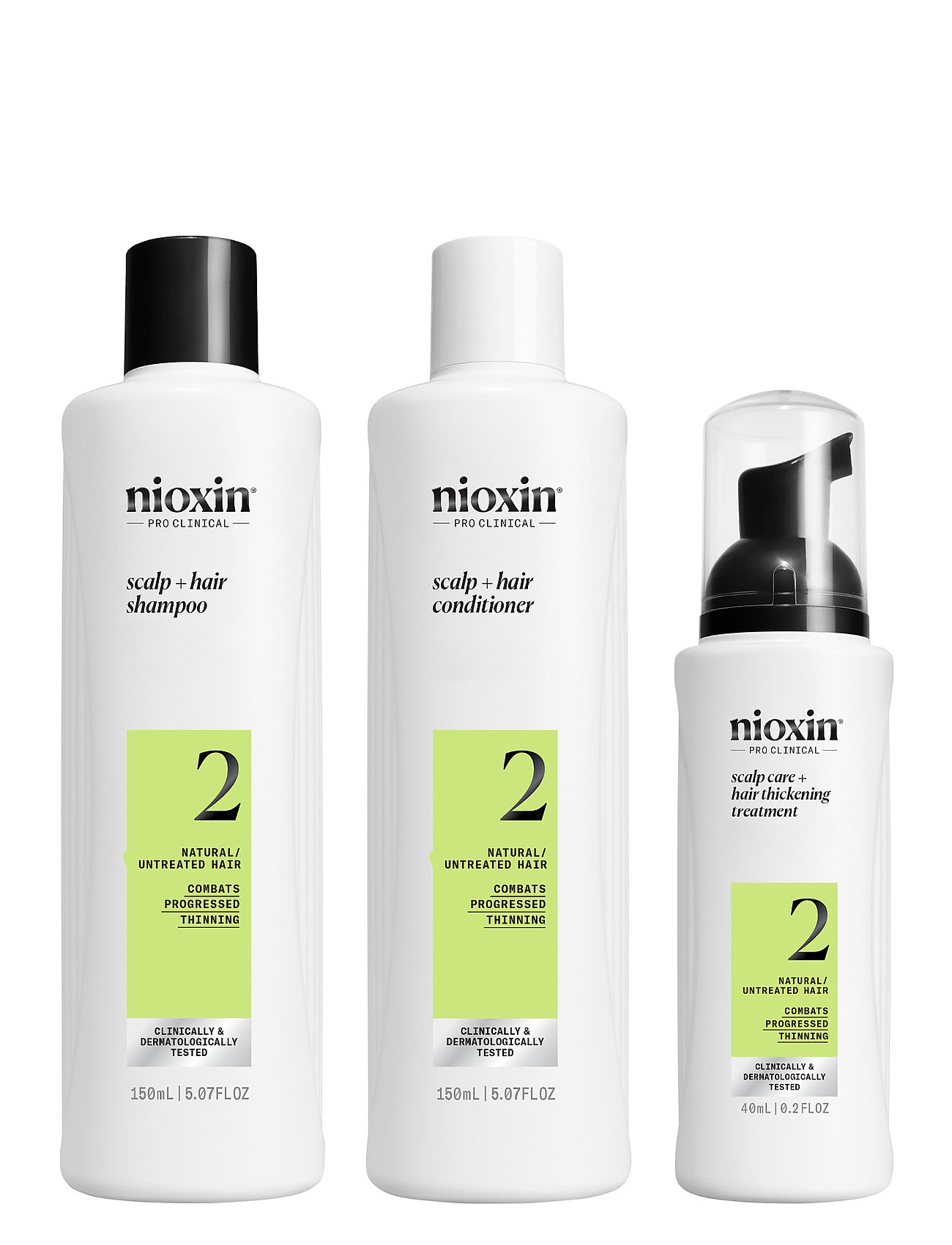 Nioxin Nioxin System 2 Trial Kit For Thinning Hair Nude